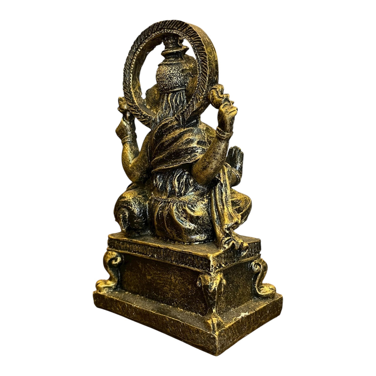 Ganesh Prosperidad Azul/negro 16 Cm