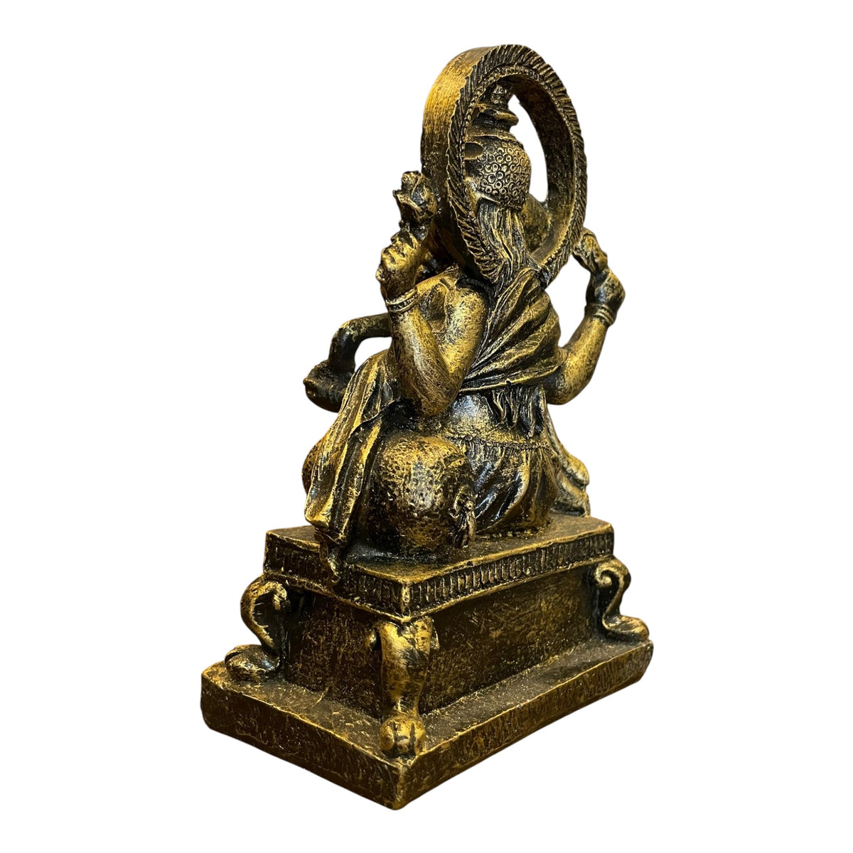 Ganesh Prosperidad Azul/negro 16 Cm