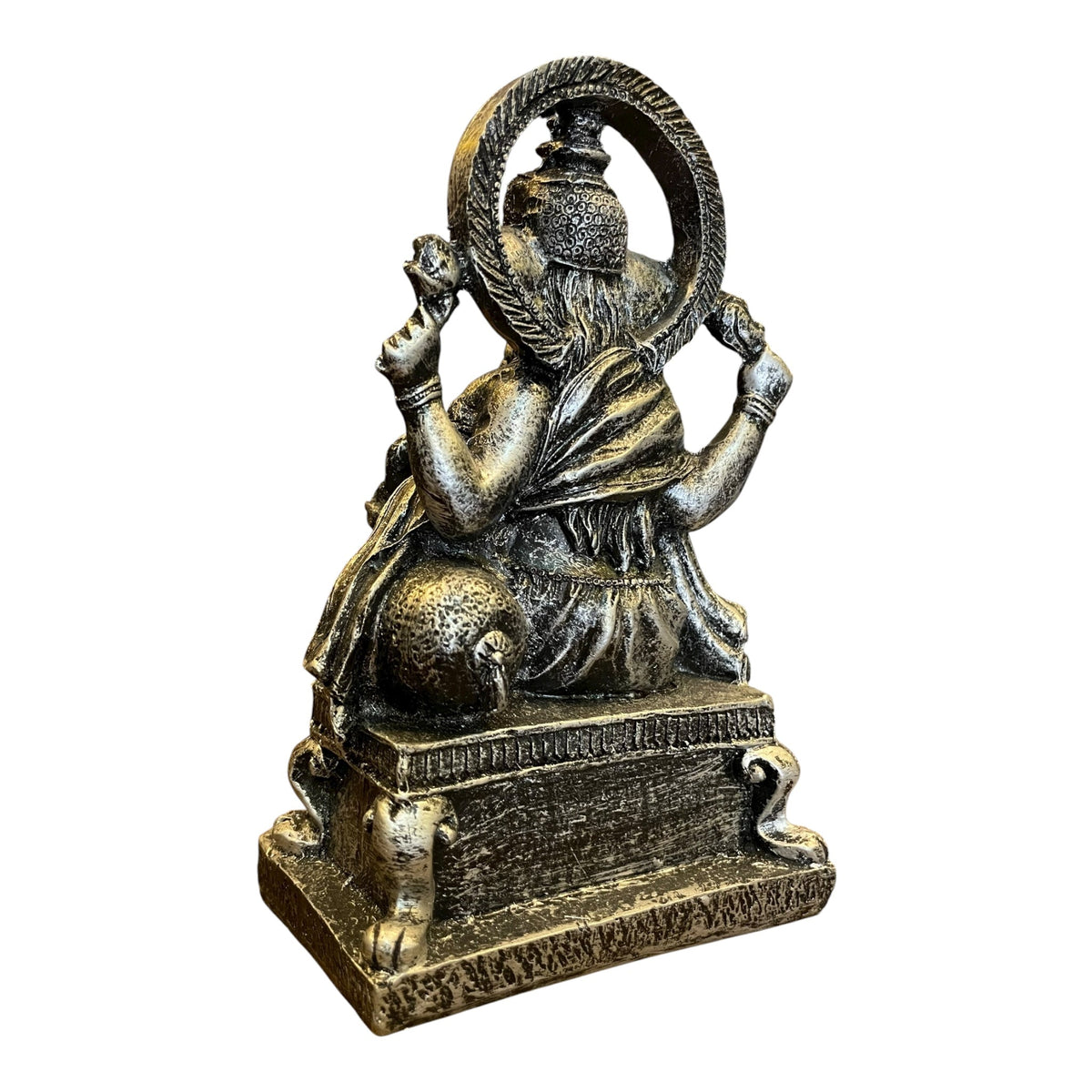 Ganesh Prosperidad Azul/negro 16 Cm