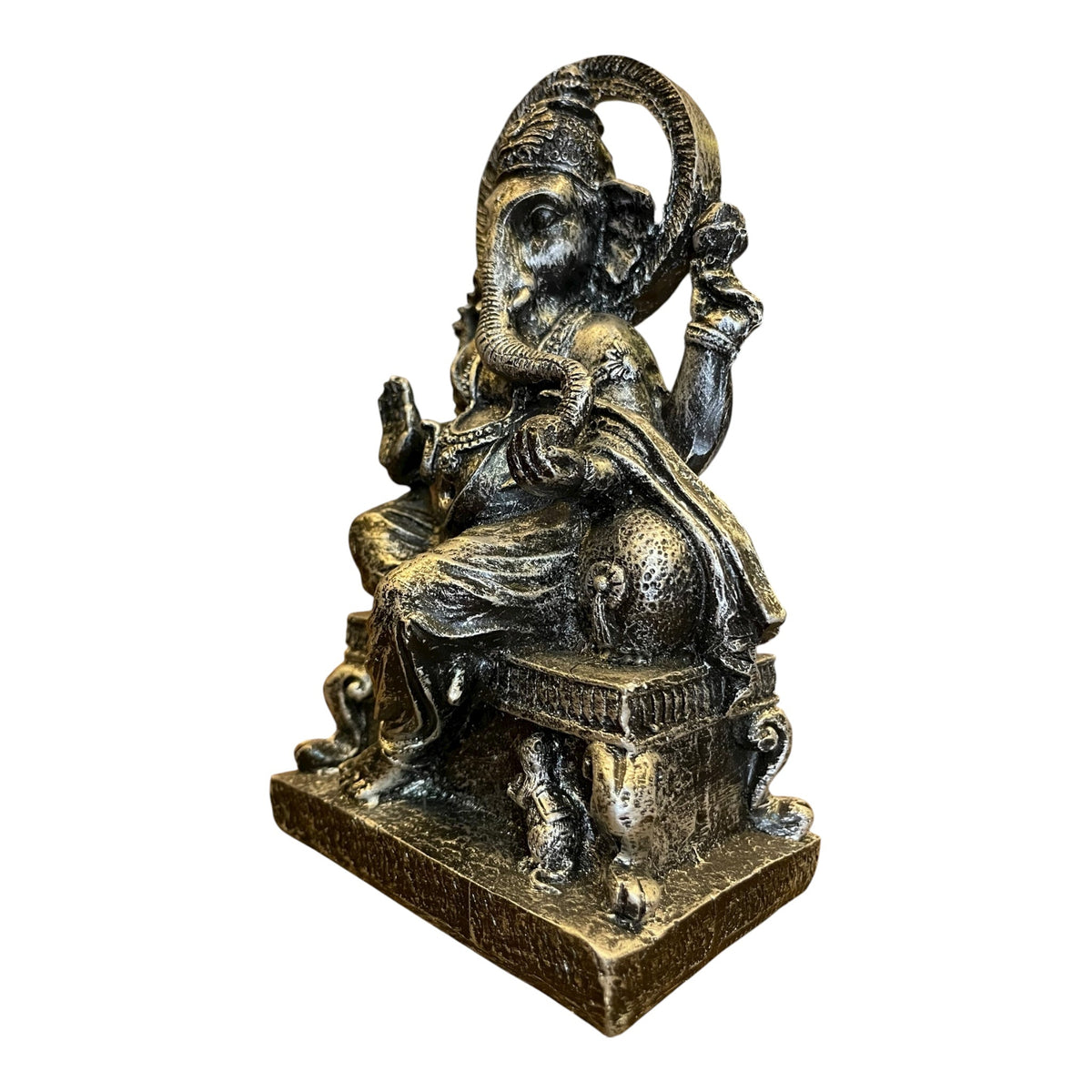 Ganesh Prosperidad Azul/negro 16 Cm