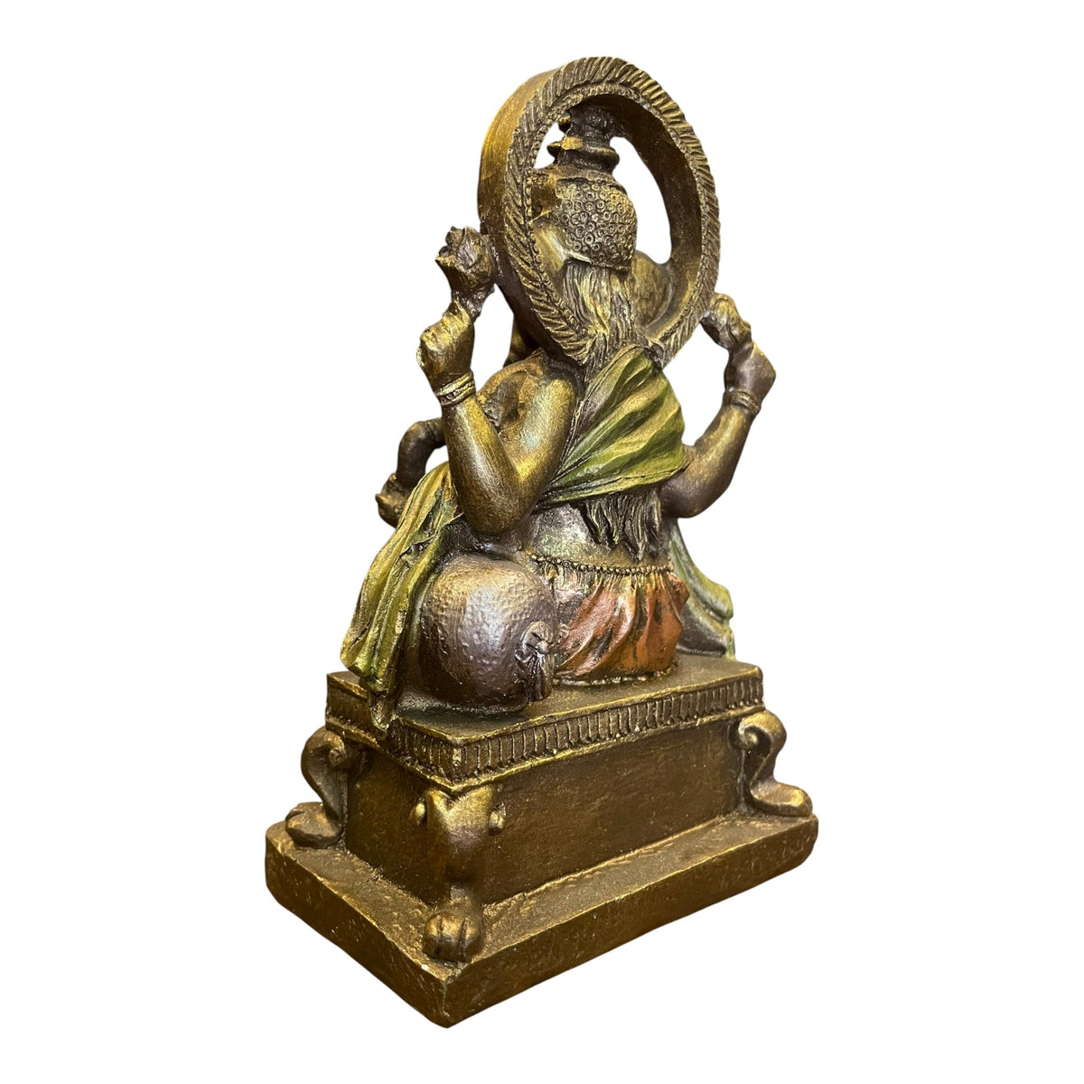 Ganesh Prosperidad Azul/negro 16 Cm