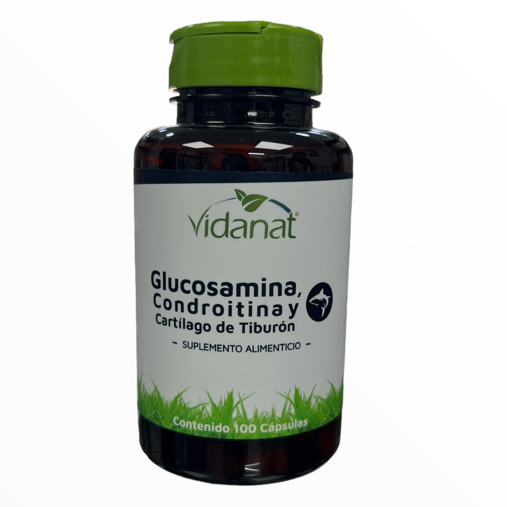 CAP GLUCOSAMINA CONDROITINA Y CARTILAGO DE TIBURON C/ 100 VIDANAT