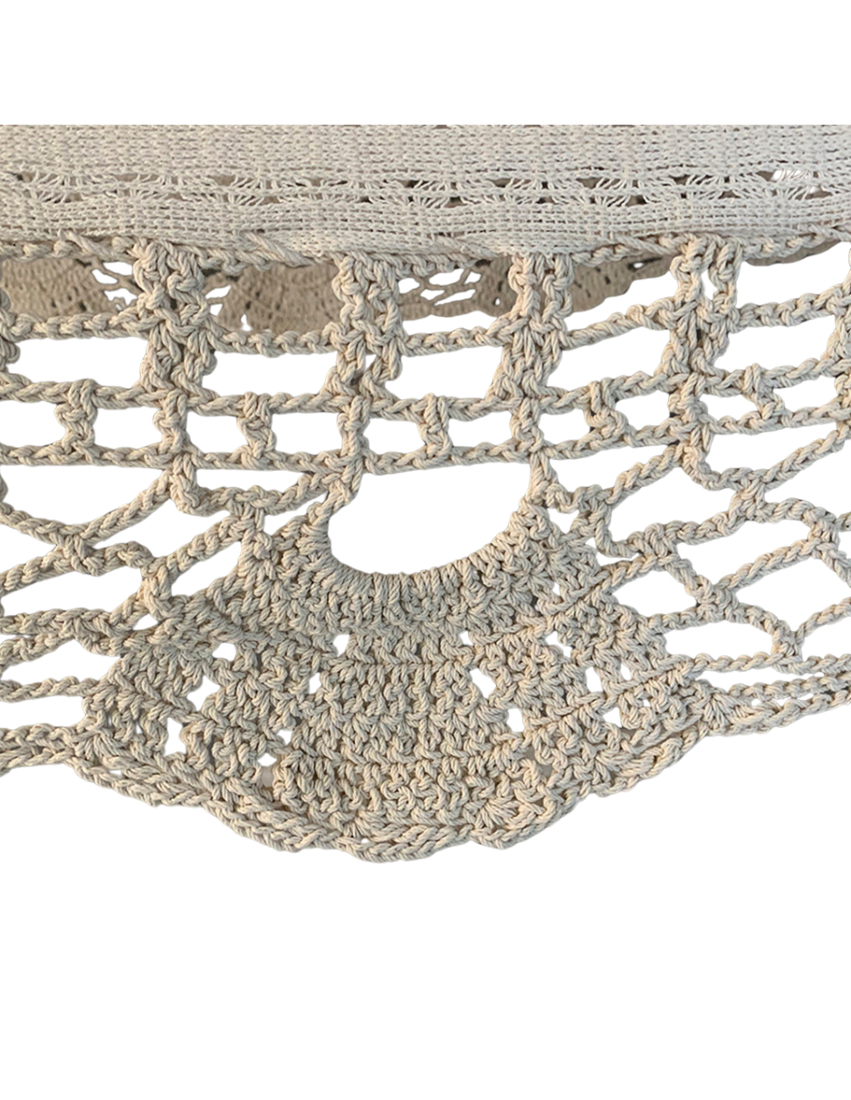 Recta de Tela con Macramé