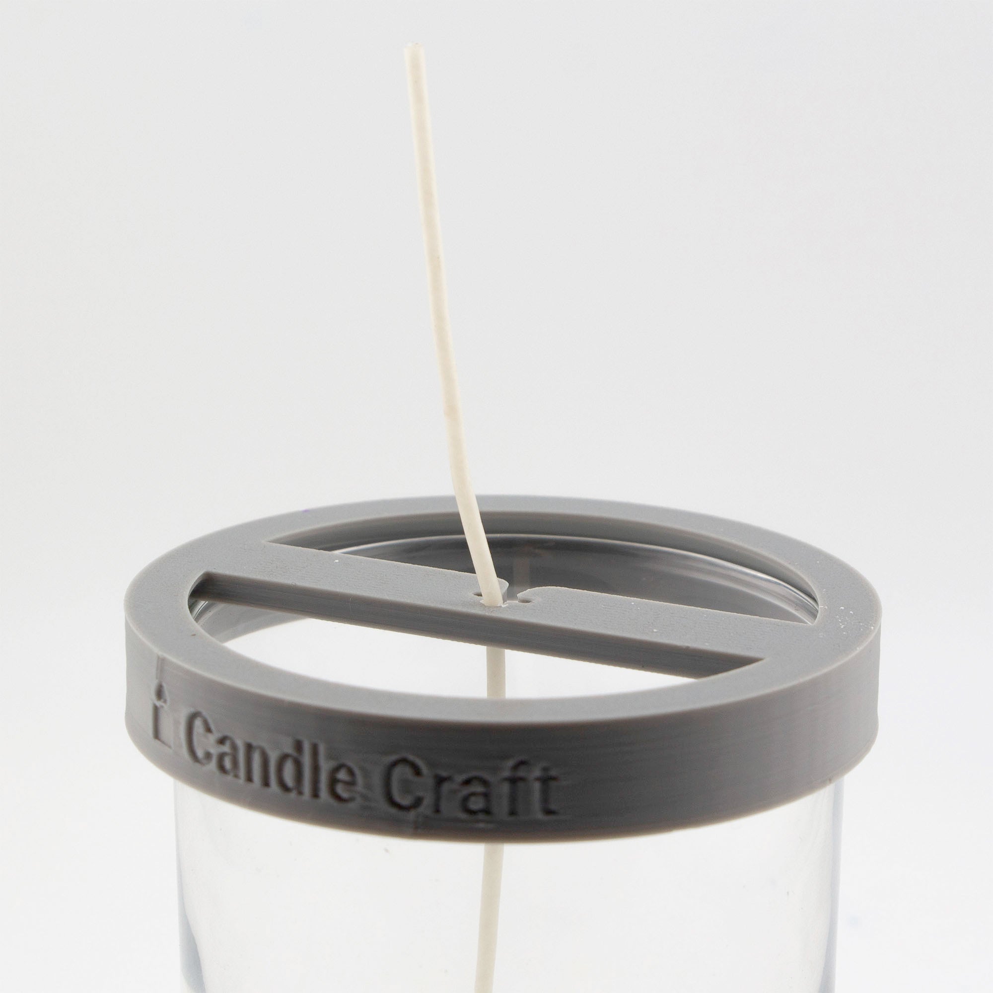 Herramienta para Centrado de Pabilos - Soporte de Mechas (Wick Holder) - Gris- Tamaño: XS