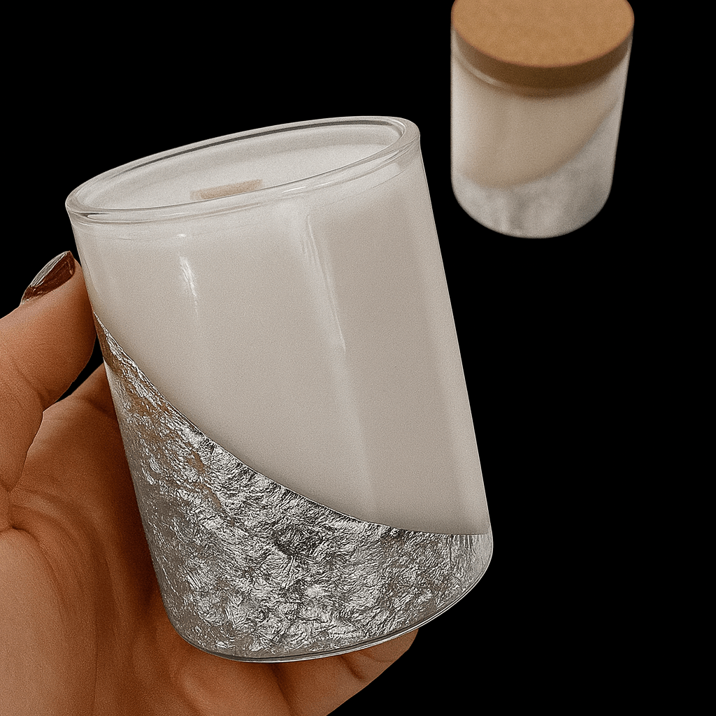 Hojas de Plata - Papel de Plata - Ultra Fino para Decoración de Velas y Detalles Artesanales