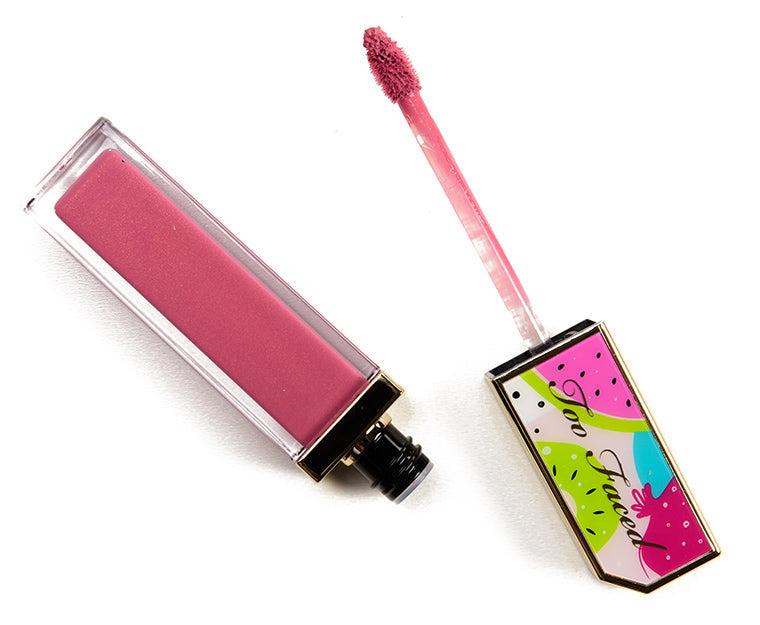 TOO FACED TUTTI FRUTTI JUICY FRUITS COMFORT LIP GLAZE "HOME SLICE" 7ml