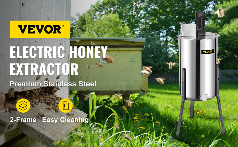 Extractor Eléctrico de Miel de 2 Cuadros