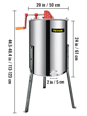 Extractor Eléctrico de Miel de 2 Cuadros