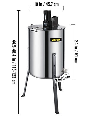 Extractor Eléctrico de Miel de 2 Cuadros