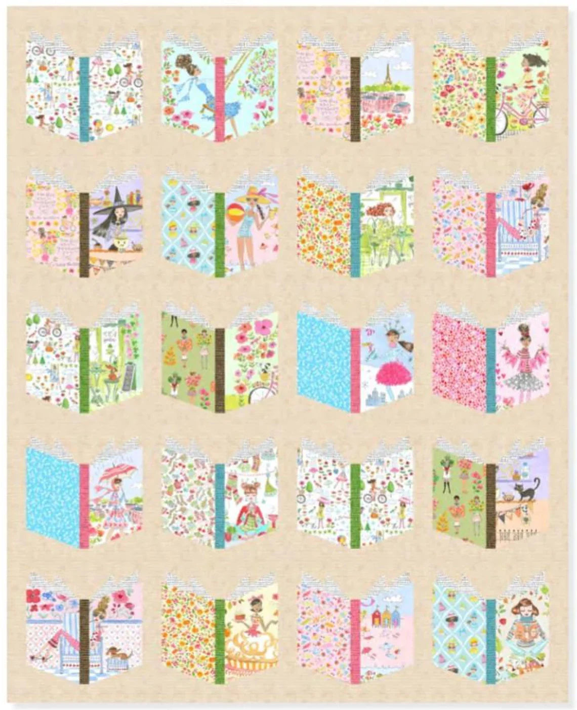 Panel de 12 Meses Chicas del Calendario Anne Keenan