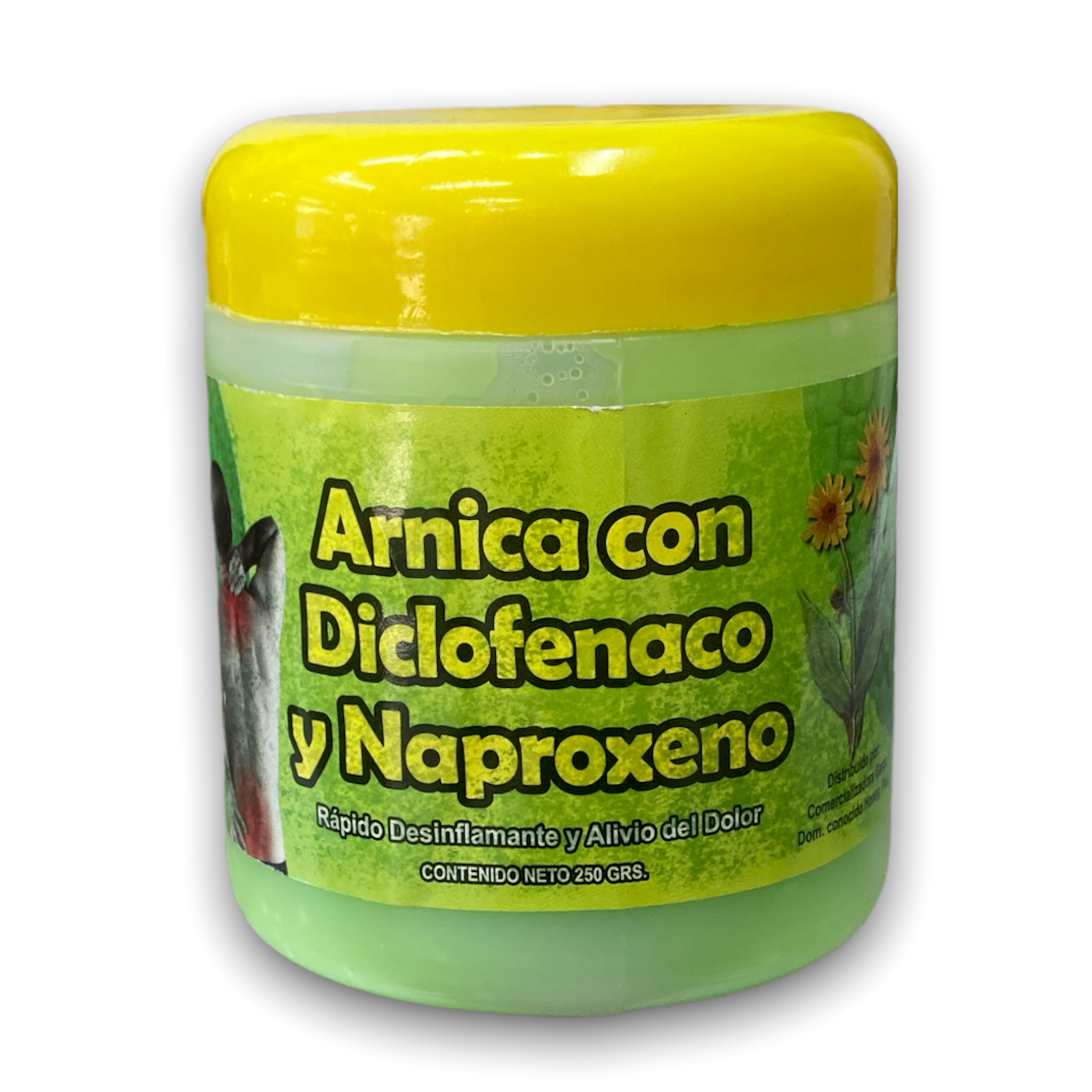GEL ARNICA  DICLOFENACO Y NAPROXENO 250GRS