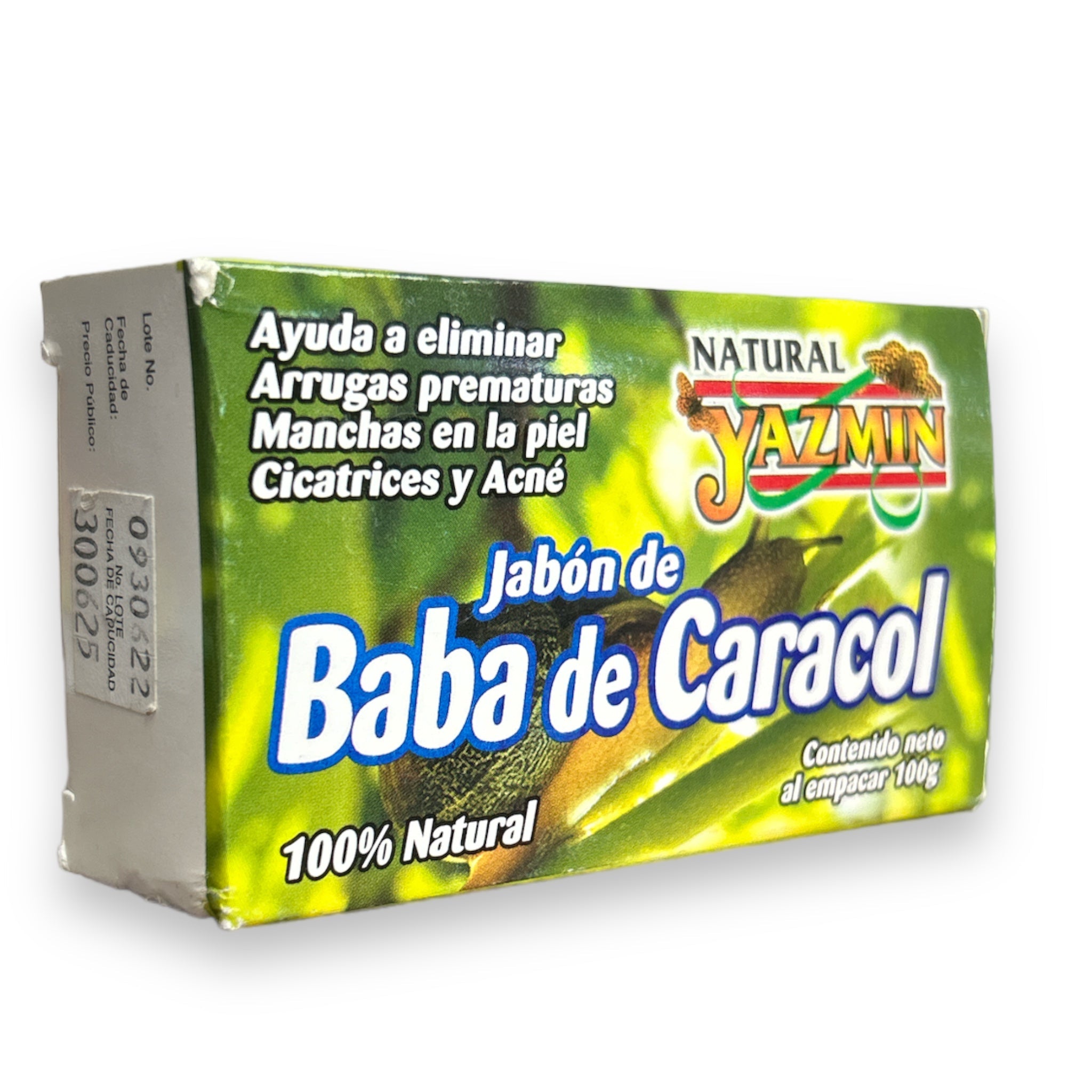 JABON DE BABA DE CARACOL 100 GR JAZMIN
