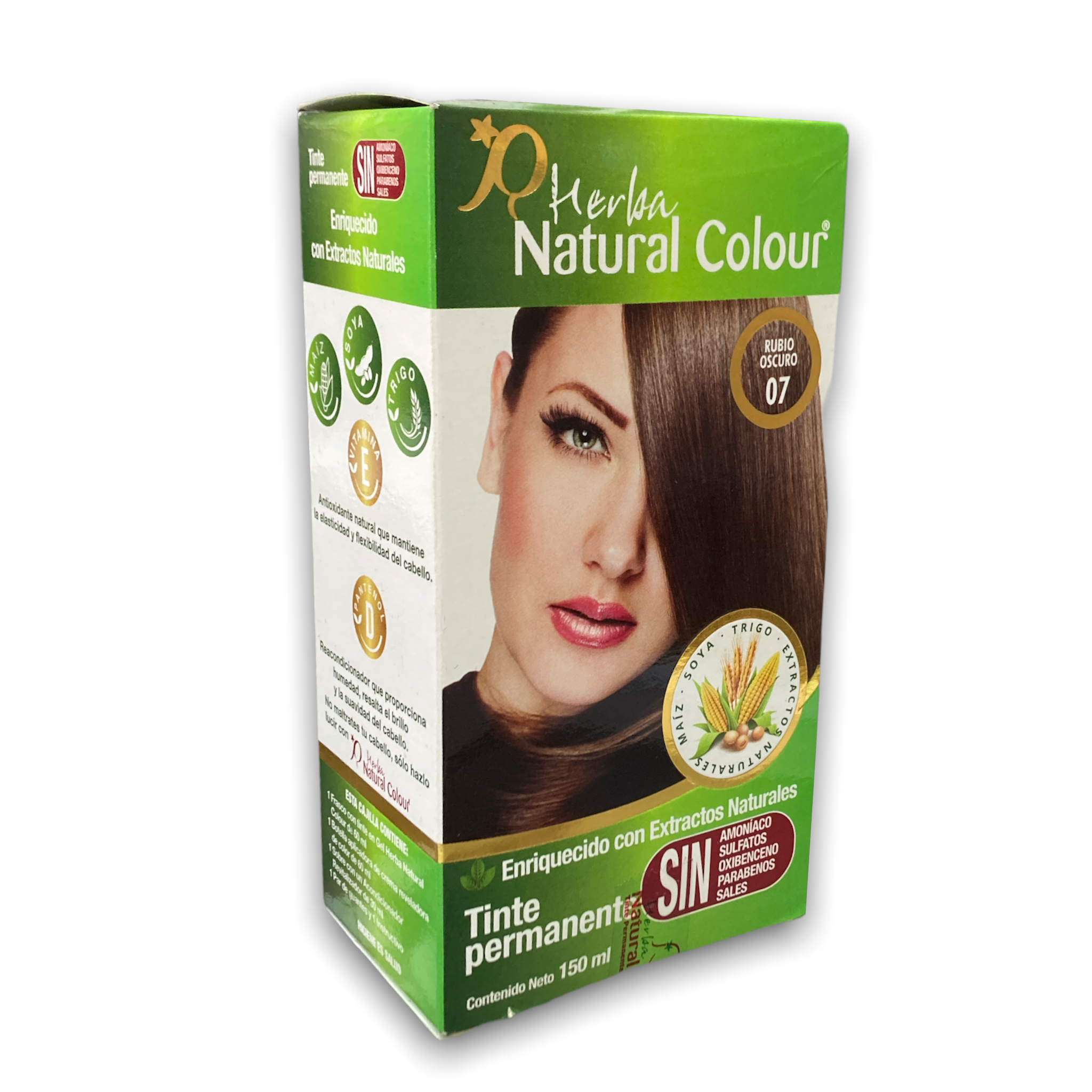 TINTE 07 RUBIO OBSCURO 150 ML NATURAL COLOUR