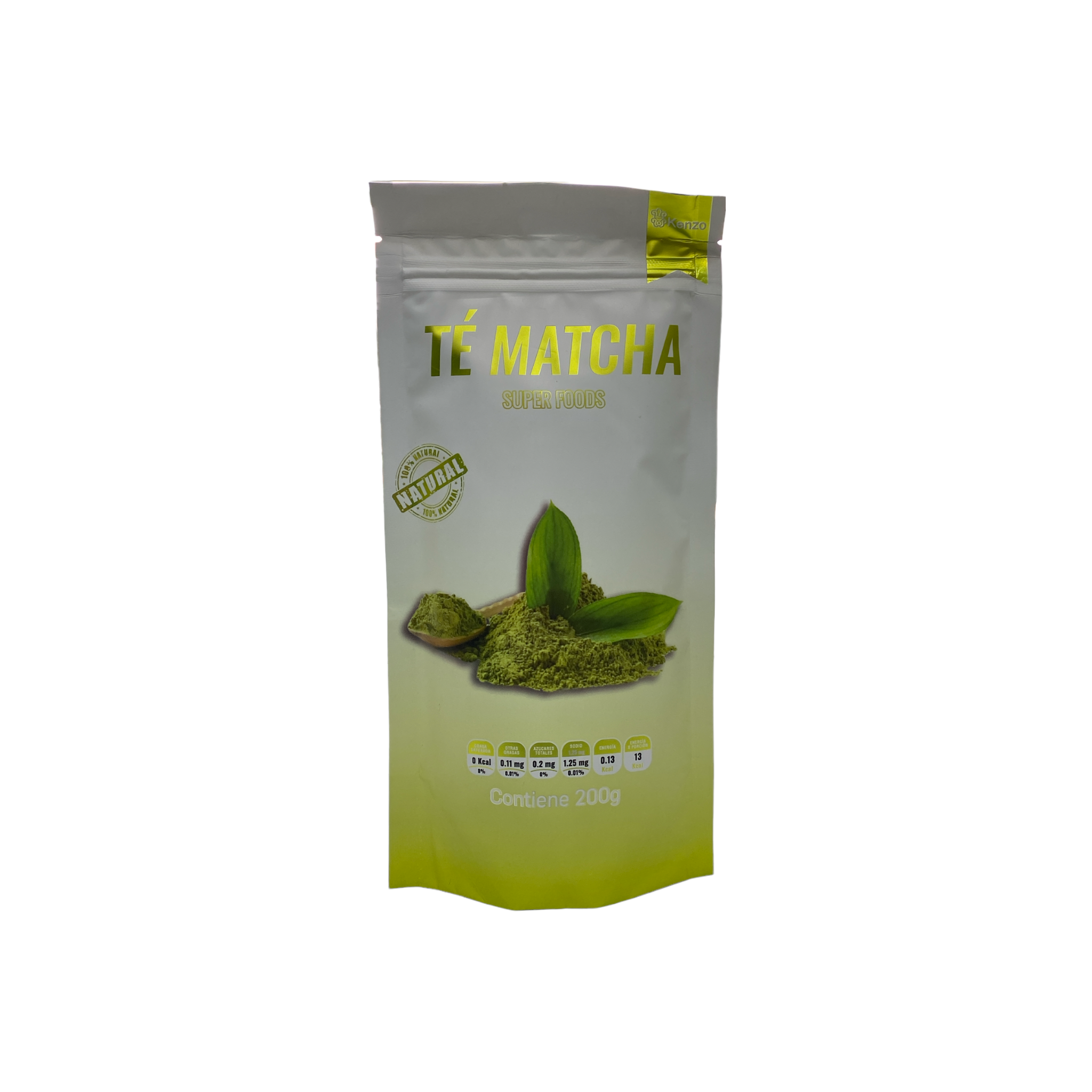 POLVO TE MATCHA SUPER FOODS C/200 GR KENZO