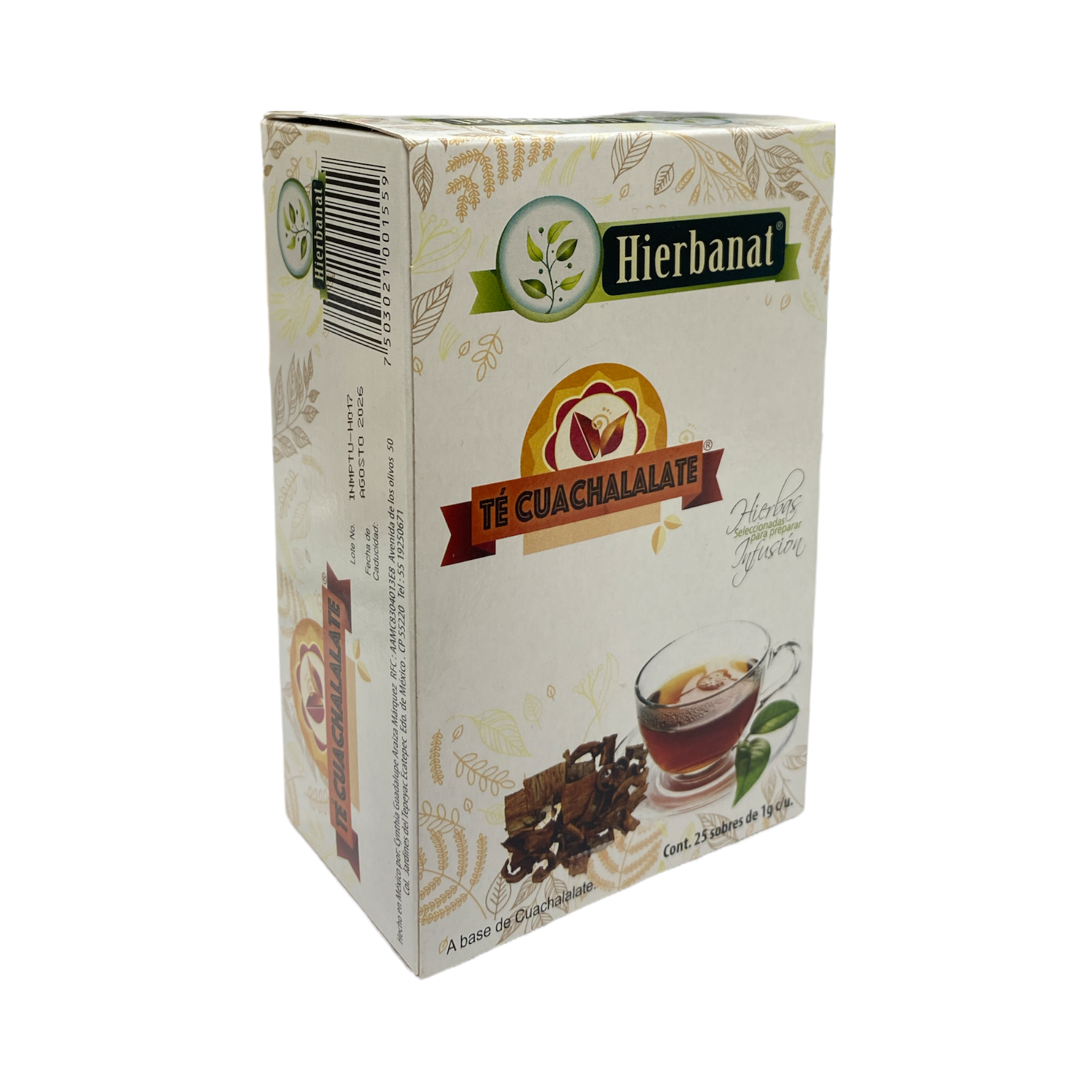 TE CUACHALALATE C/ 25 SOBRES HIERBANAT