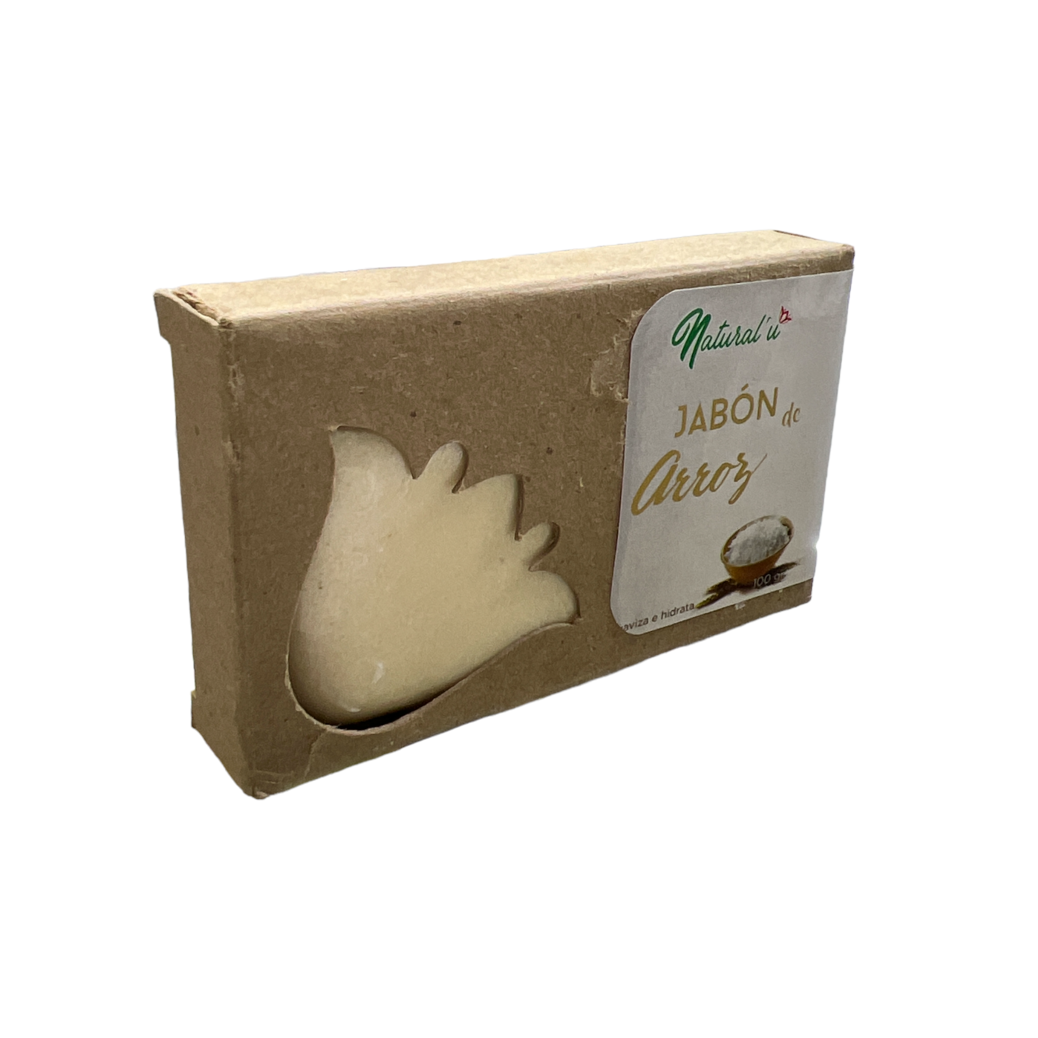 JABON DE ARROZ C/100 GR NATURALU