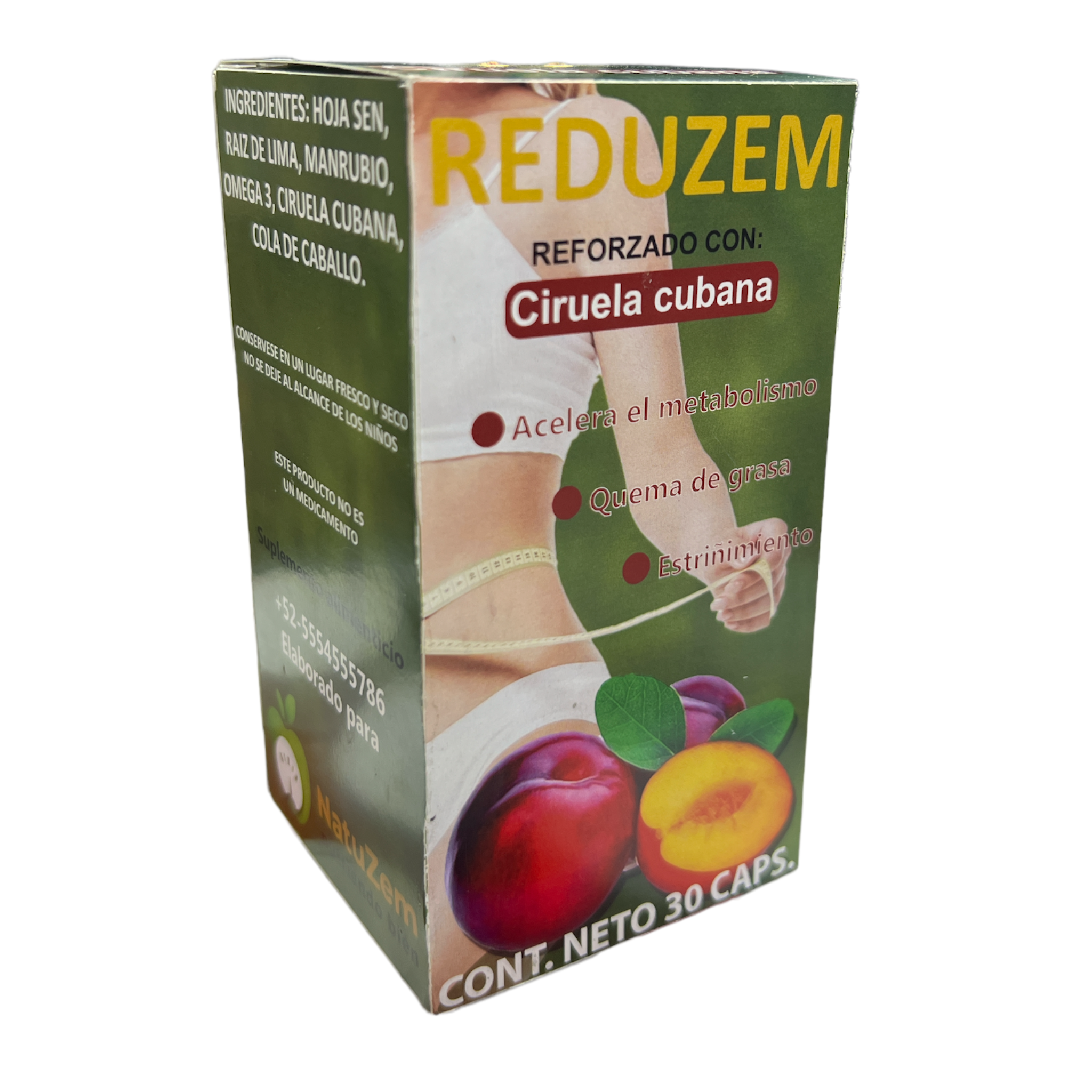 CAP REDUZEM C/ 30 NATUZEM