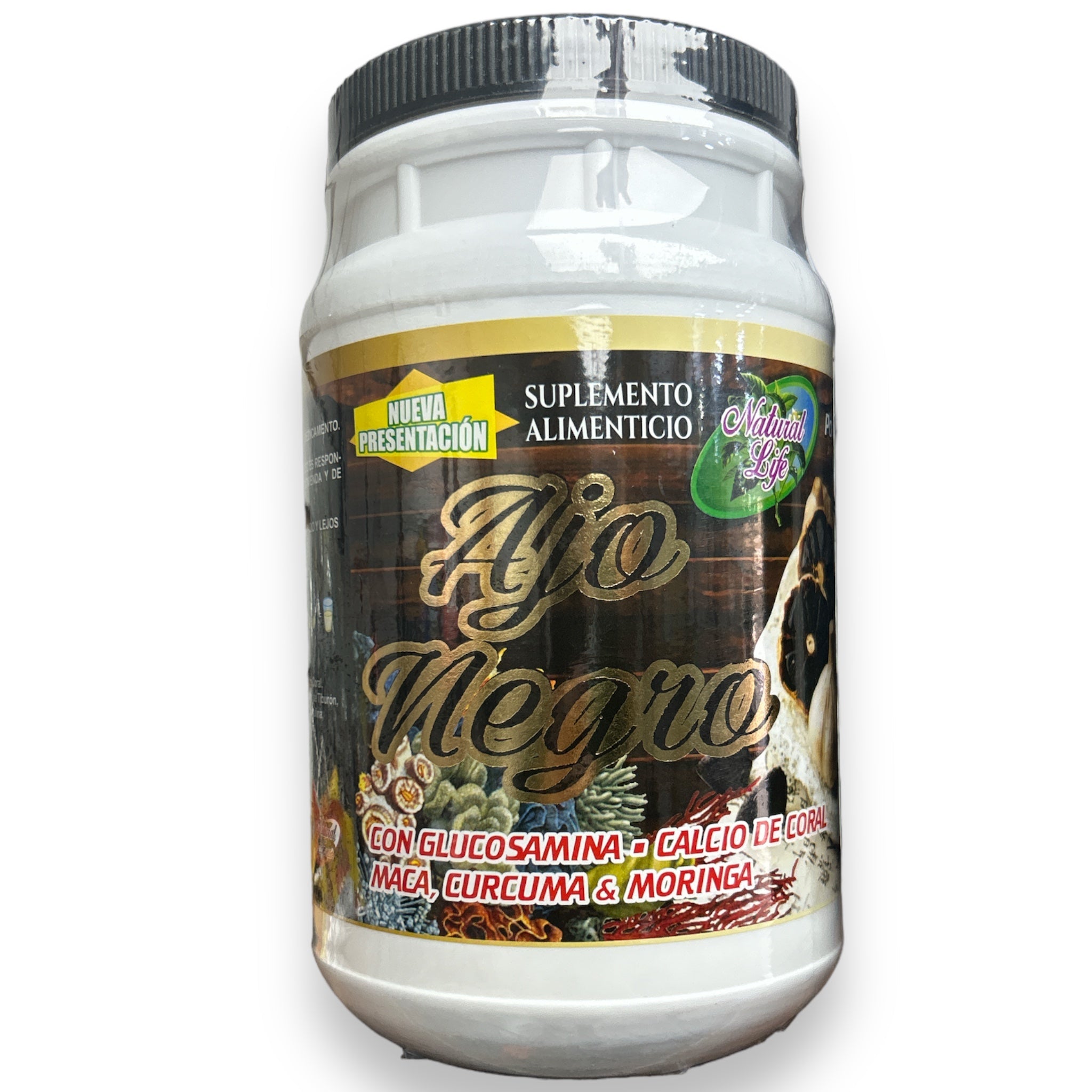 POLVO AJO NEGRO C/1,100 KG NATURAL LIFE