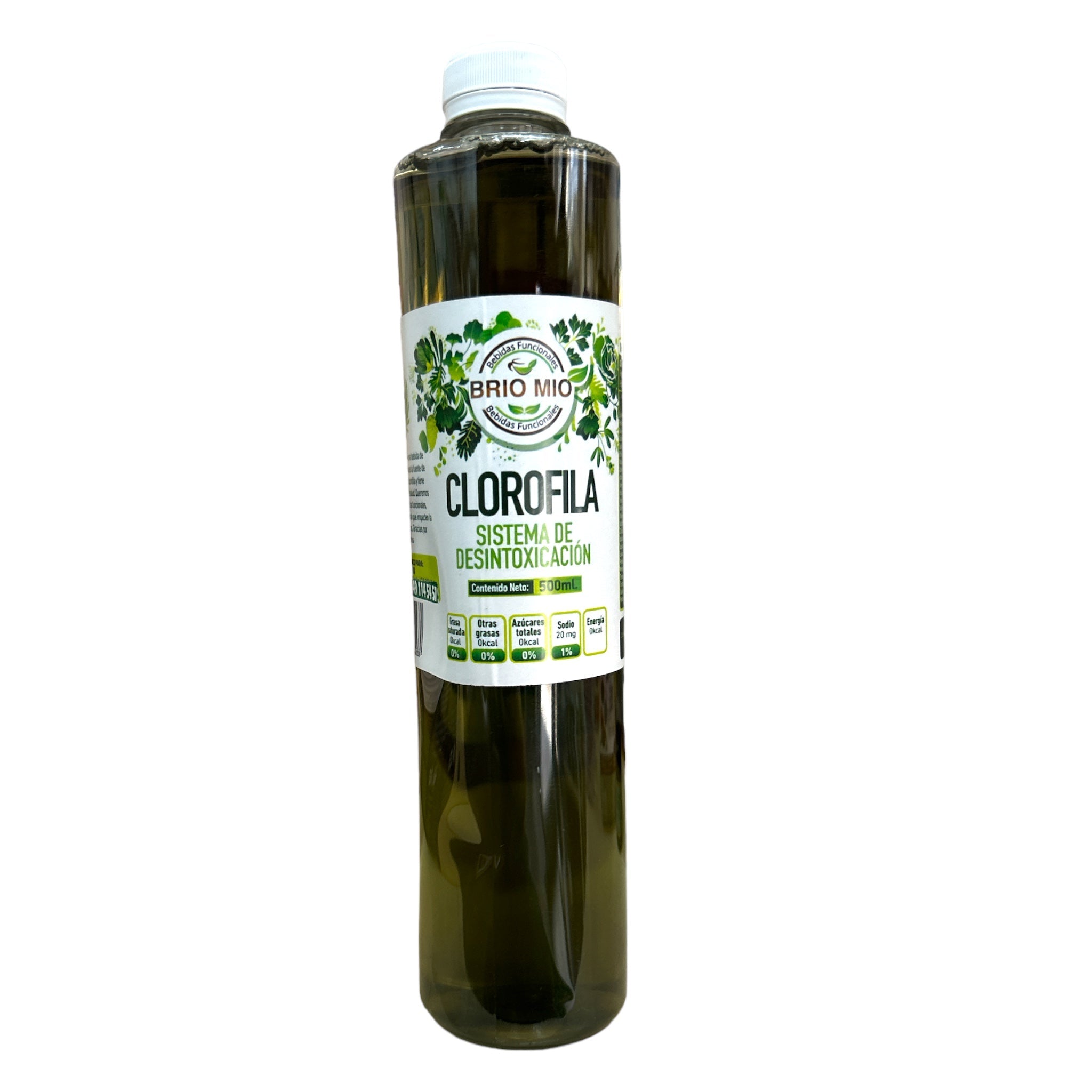 BEBIDA CLOROFILA C/500 ML BRIO MIO