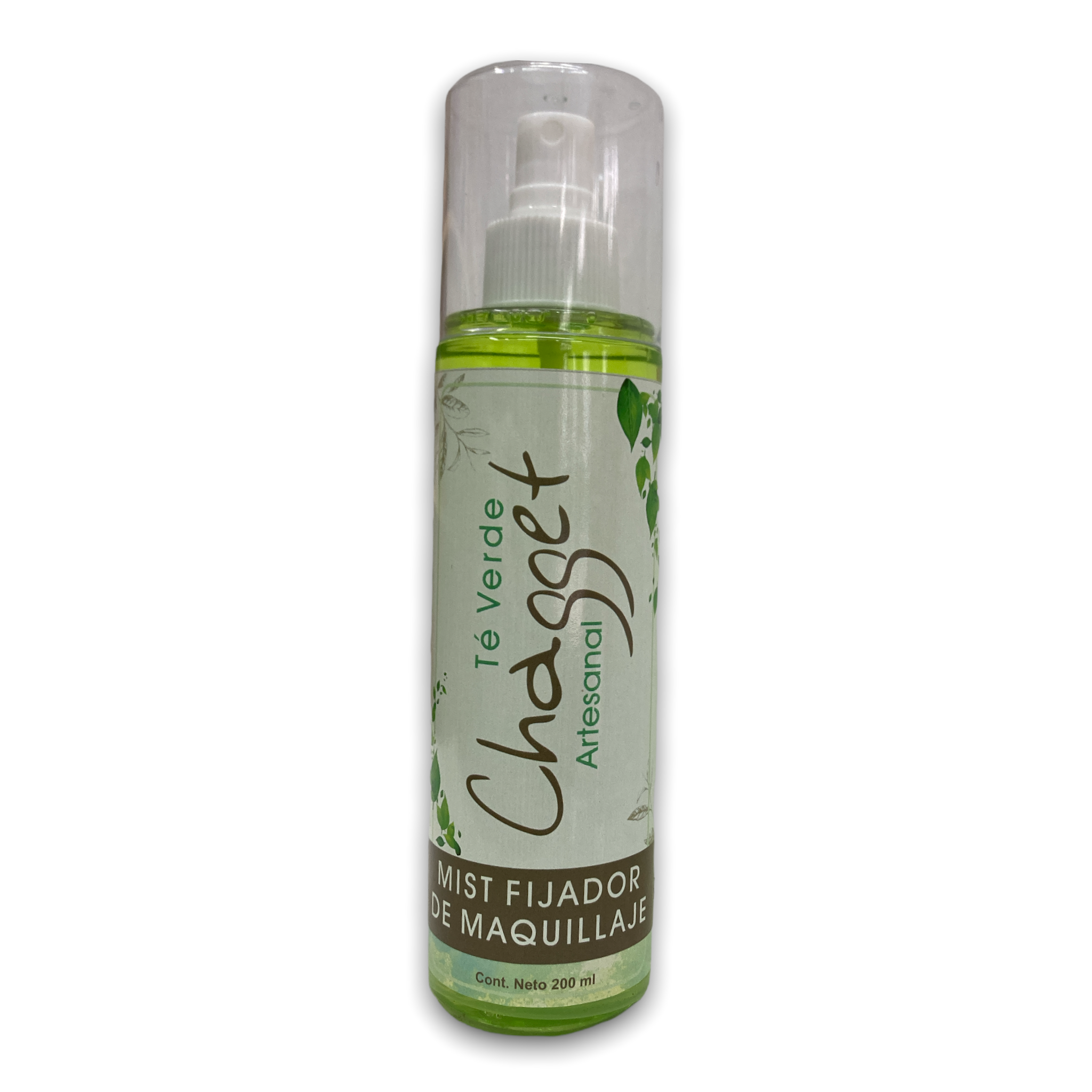 FIJADOR DE MAQUILLAJE DE TE VERDE CHAGGET ARTESANAL MIST 200 ML