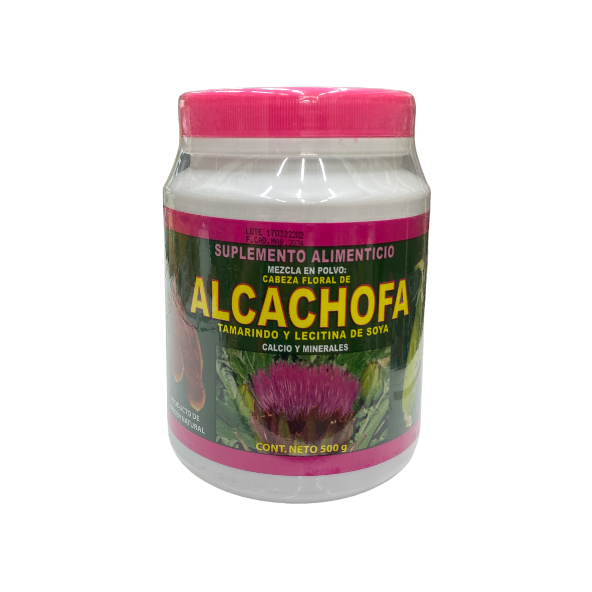 FIBRA ALCACHOFA C/500 GR CENTRO BOTANICO AZTECA