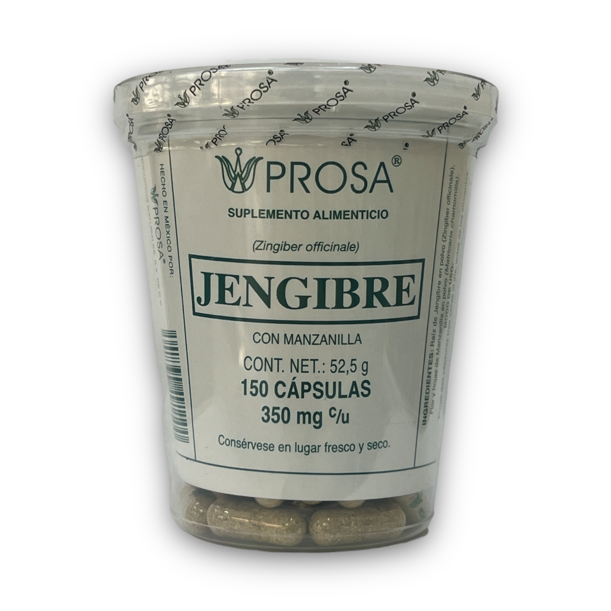 CAP JENGIBRE C/150 PROSA