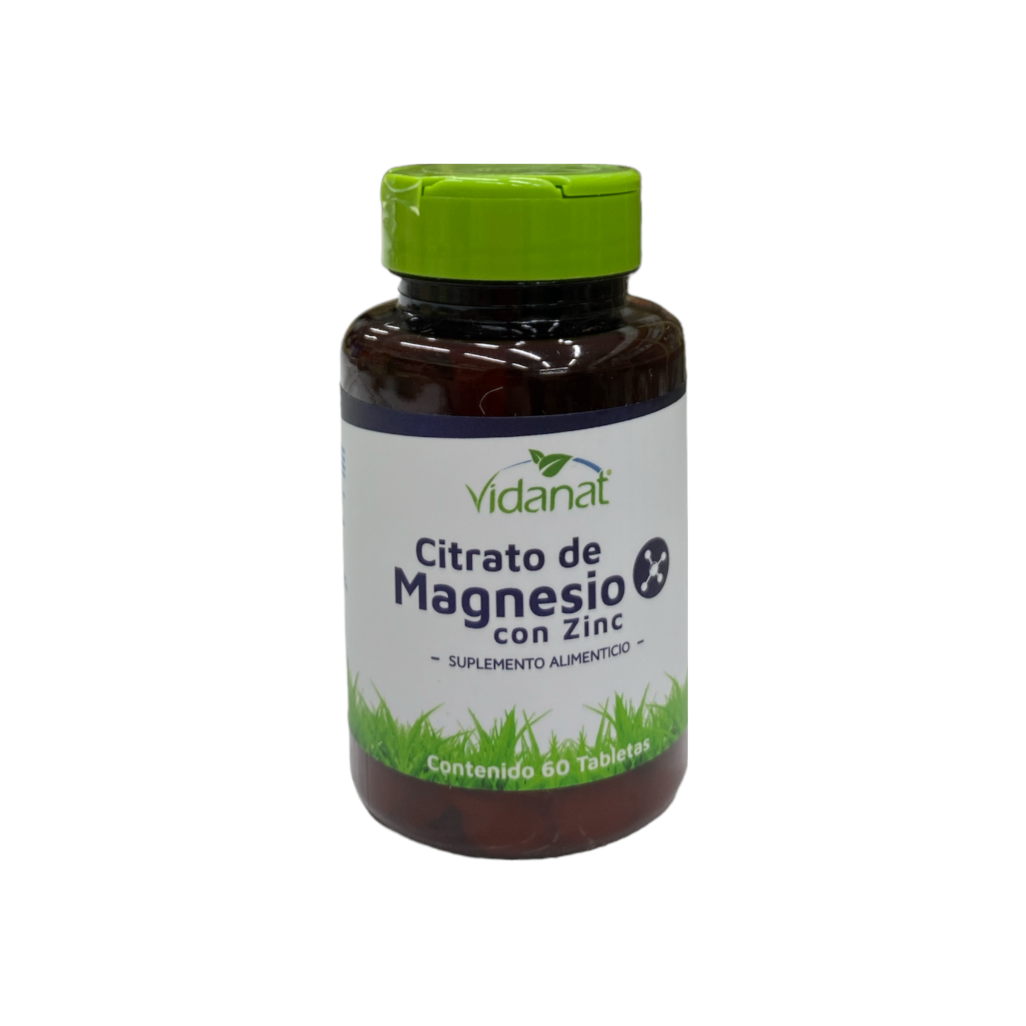 TAB CITRATO DE MAGNESIO CON ZINC C/ 60 VIDANAT