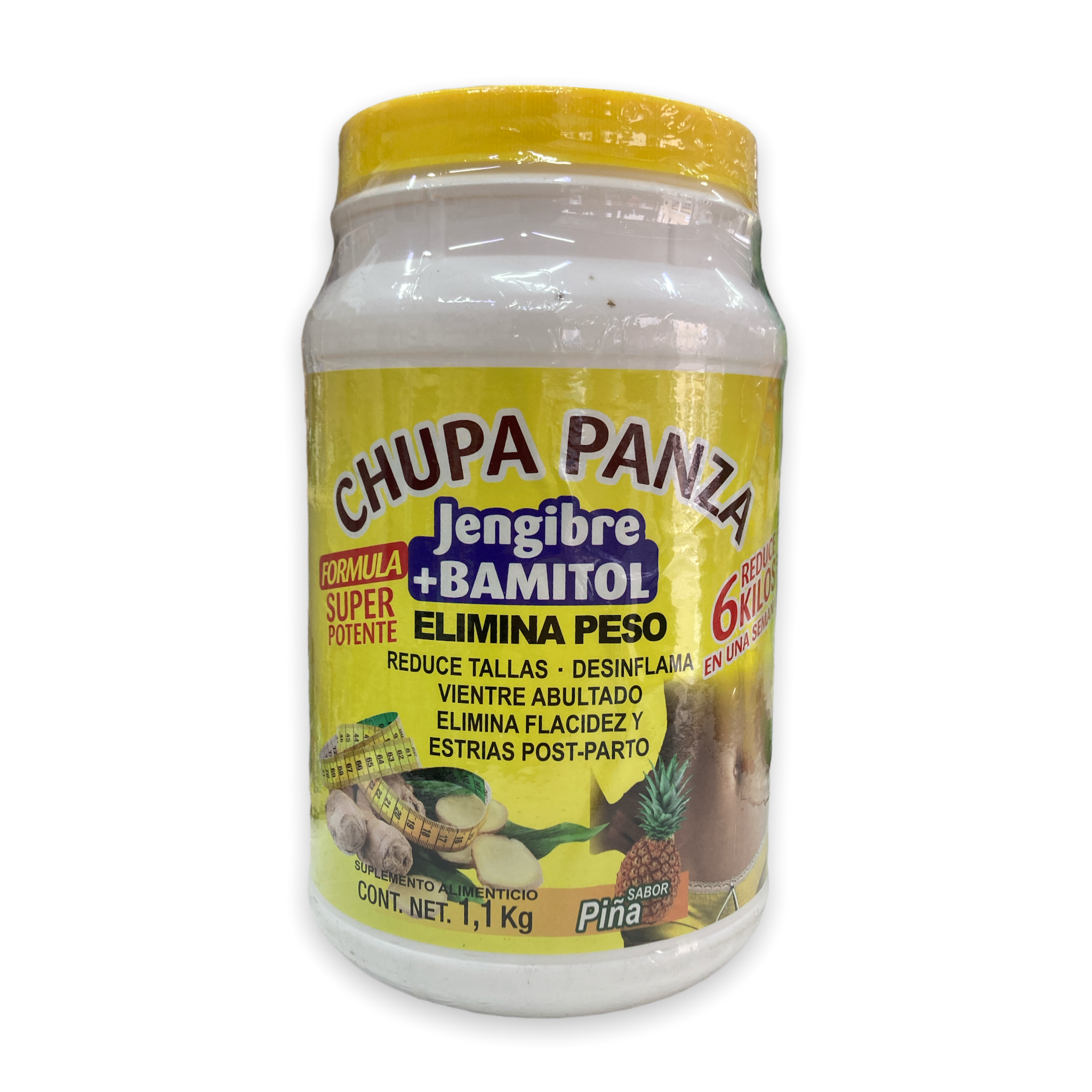 POLVO CHUPA PANZA  JENGIBRE + BAMITOL C/1.1 KG