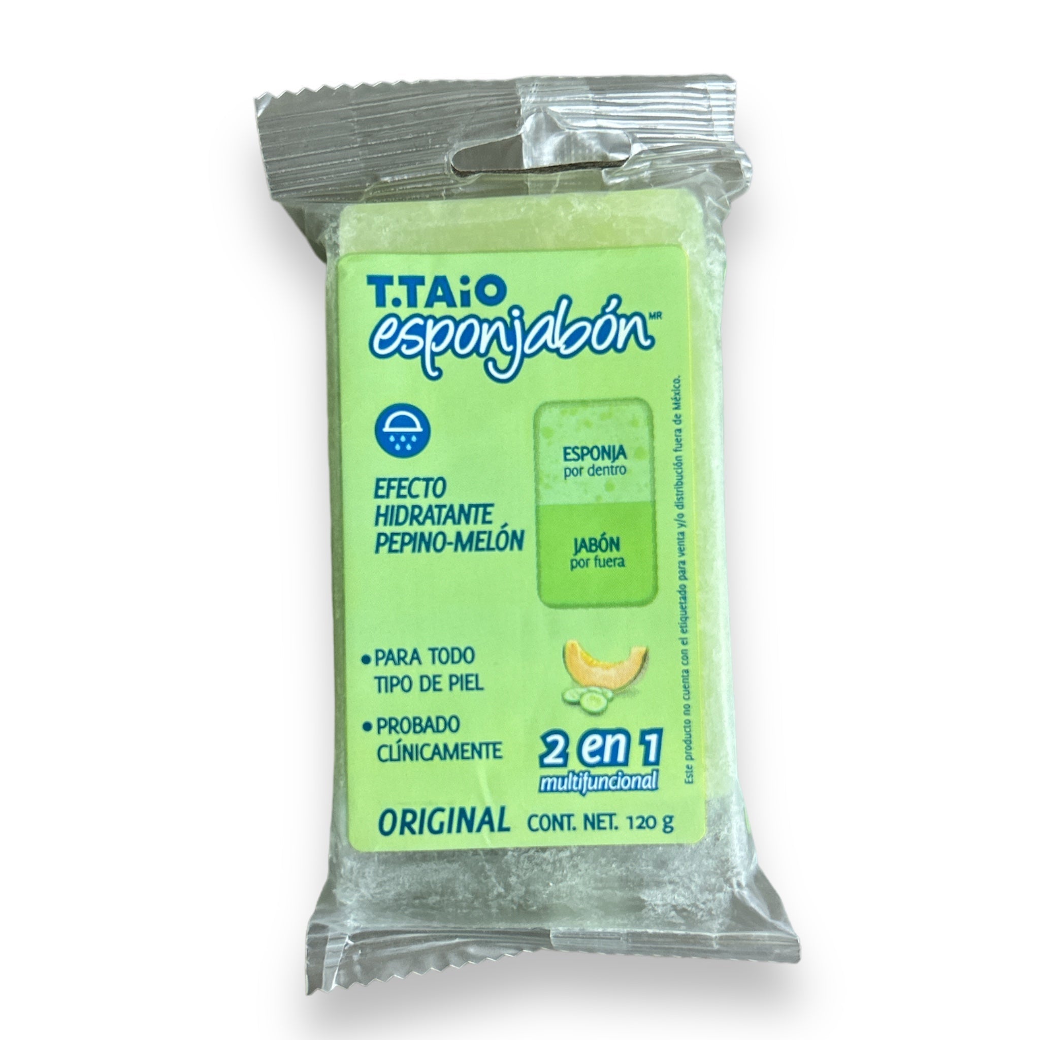JABON ESPONJABON PEPINO-MELON 120 GRS T.TAIO