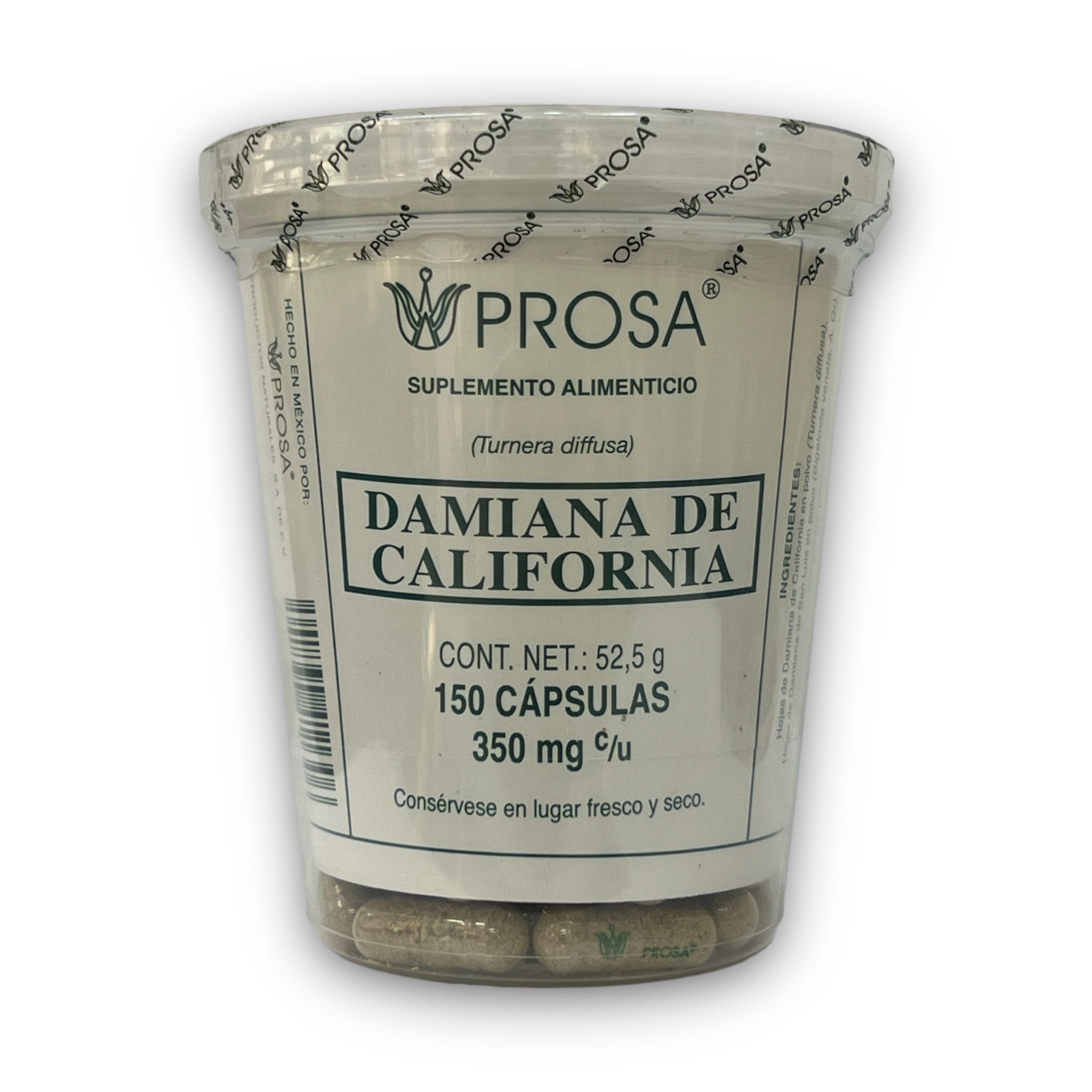 CAP DAMIANA DE CALIFORNIA C/150 PROSA
