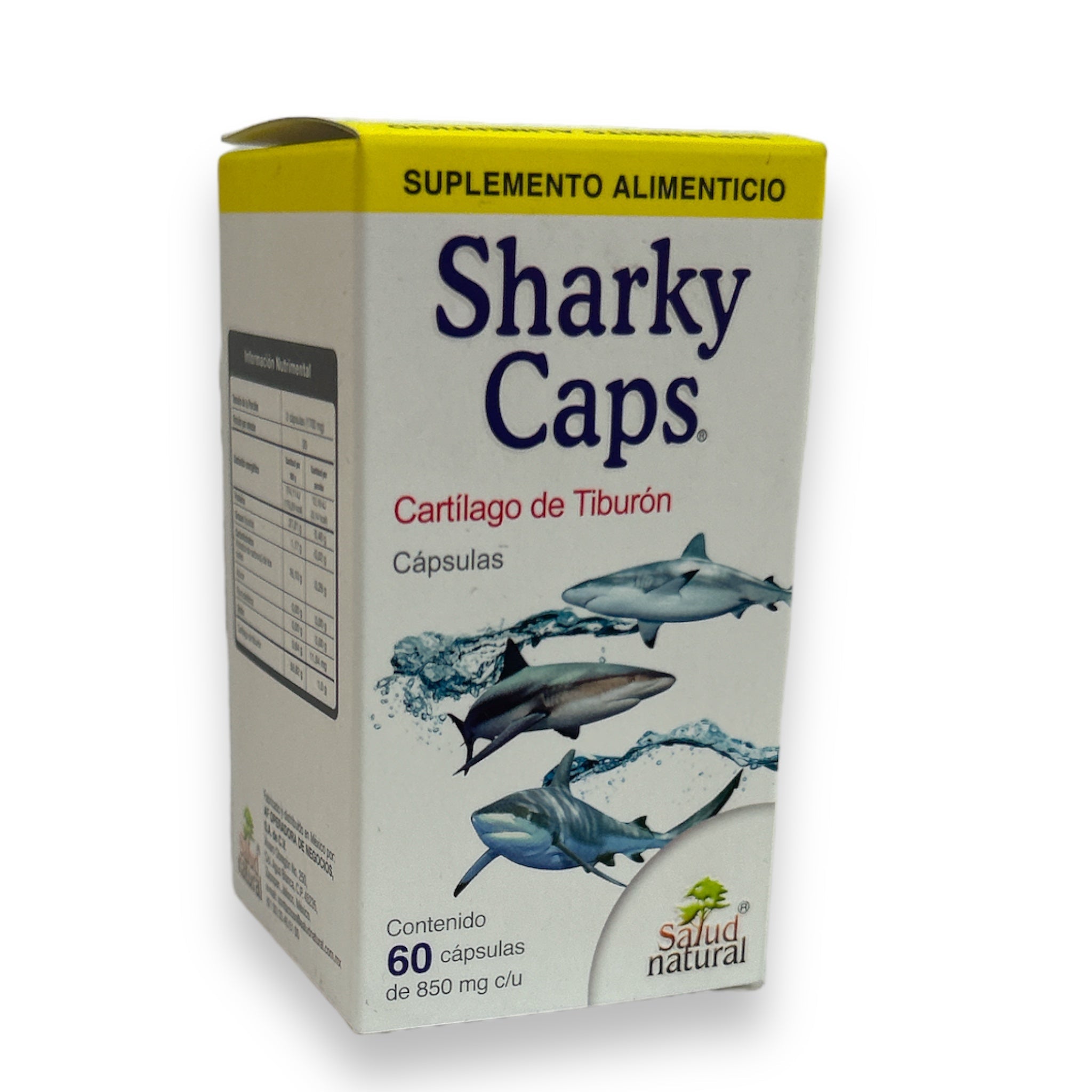 CAP SHARKY CARTILAGO DE TIBURON C/60 SALUD NATURAL