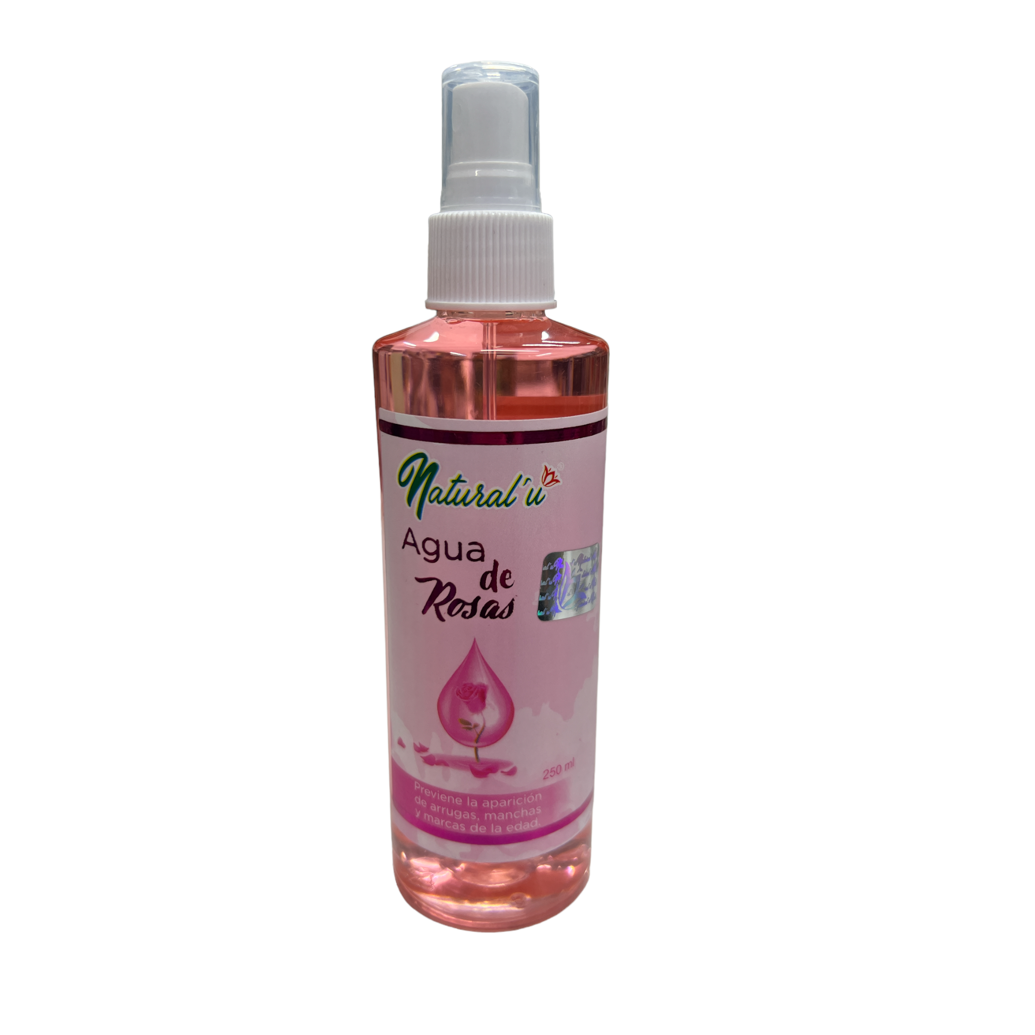AGUA DE ROSAS  C/ 250 ML NATURALU