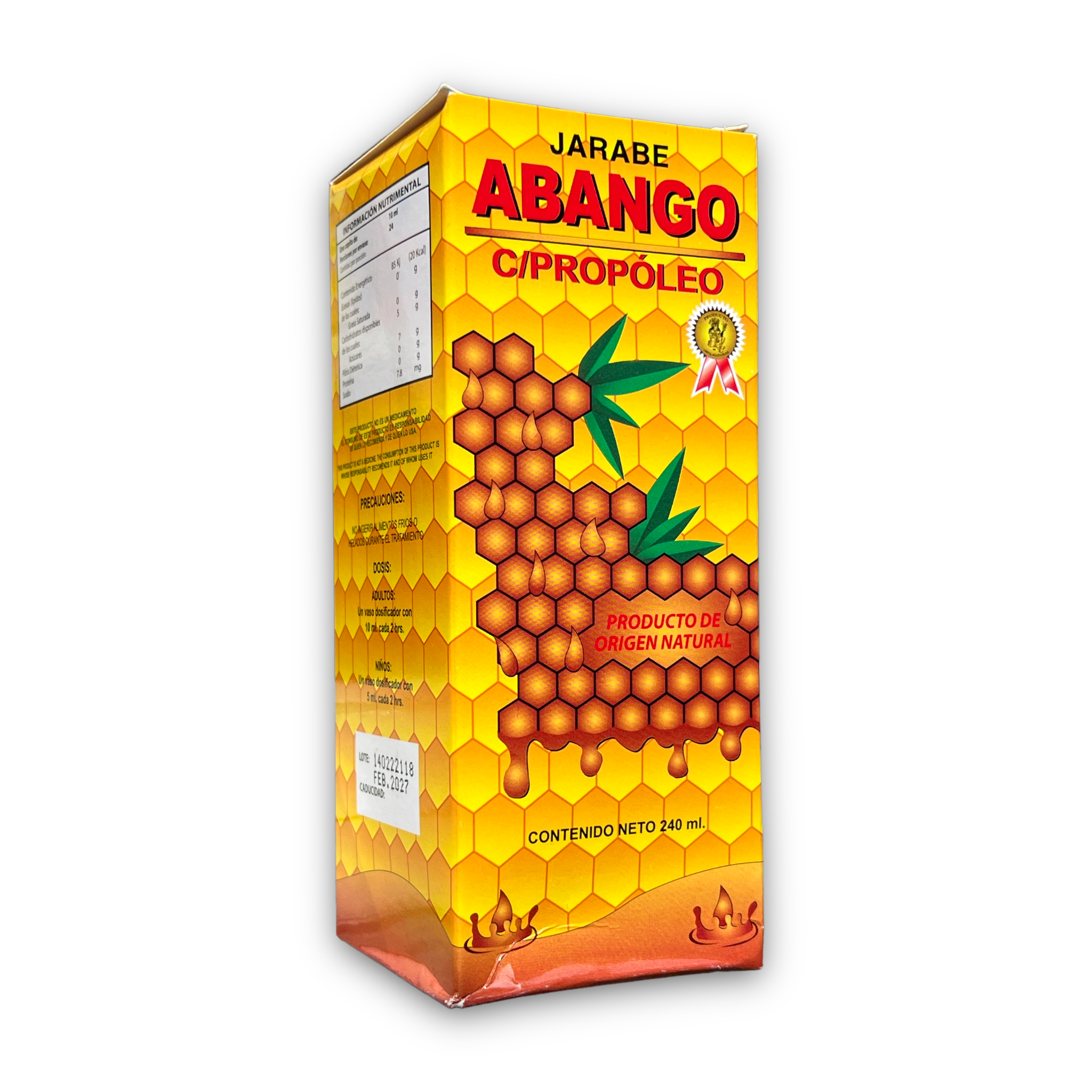 JARABE ABANGO C/PROPOLEO 240 ML AZTECA
