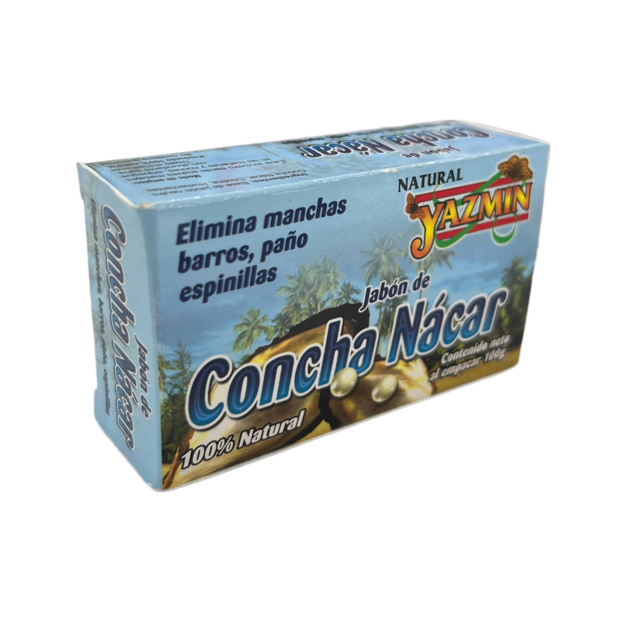 JABÓN DE CONCHA NÁCAR C/ 100 GR YAZMIN
