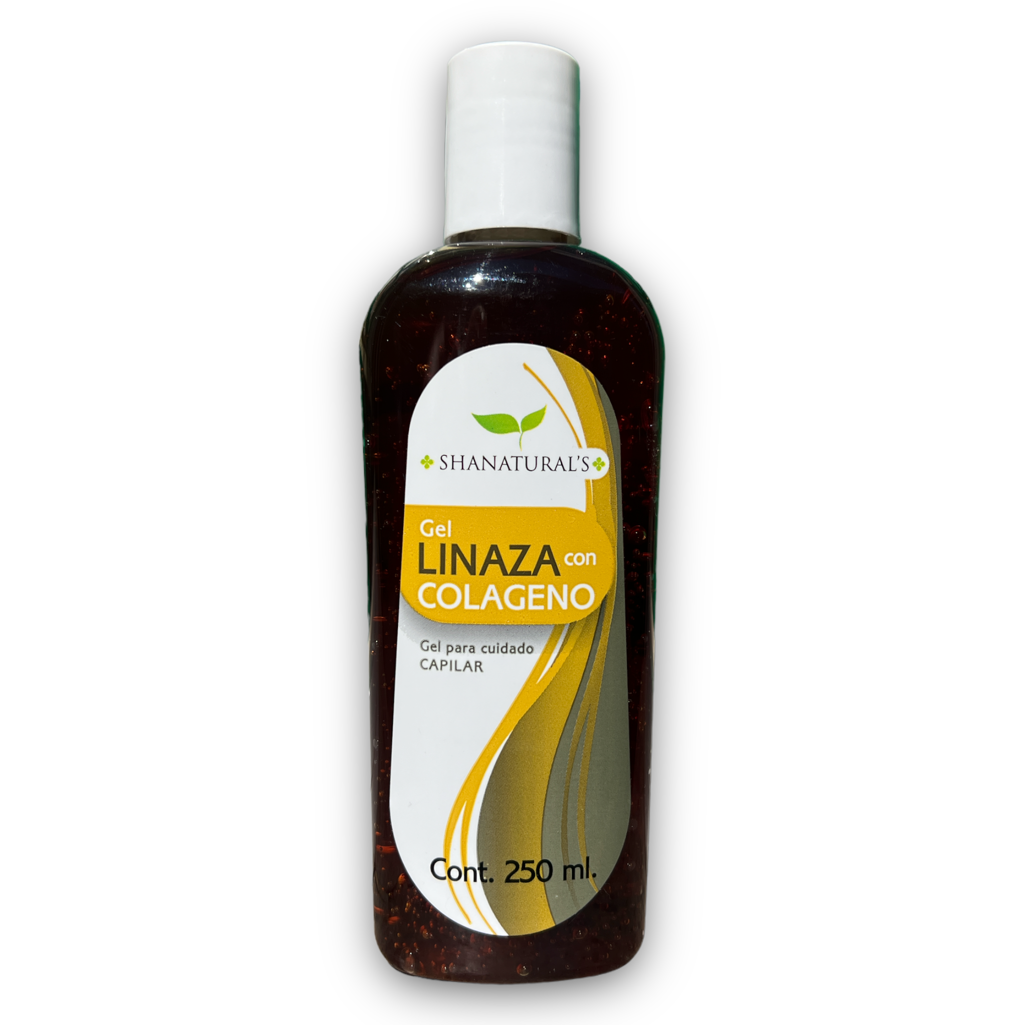 GEL LINAZA CON COLAGENO Y KERATINA C/250 ML SHANATURAL'S