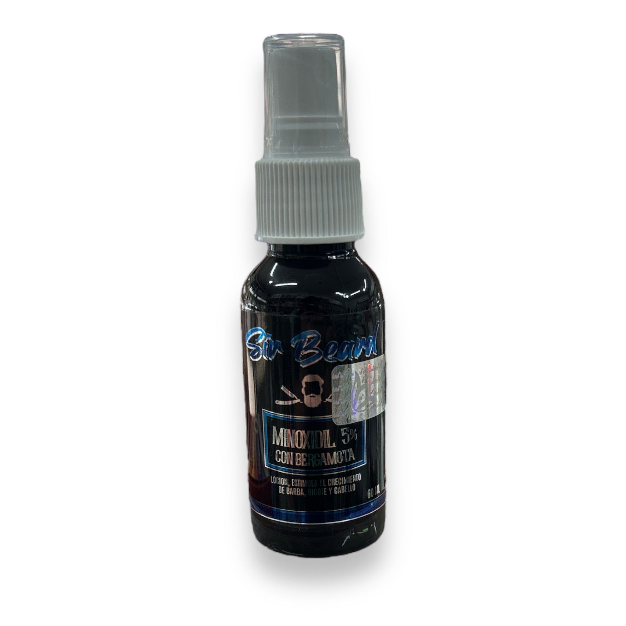 LOCION DE BERGAMOTA C/ MINOXIDIL AL 5% C/60 ML NATURALU Y SIR BEARD