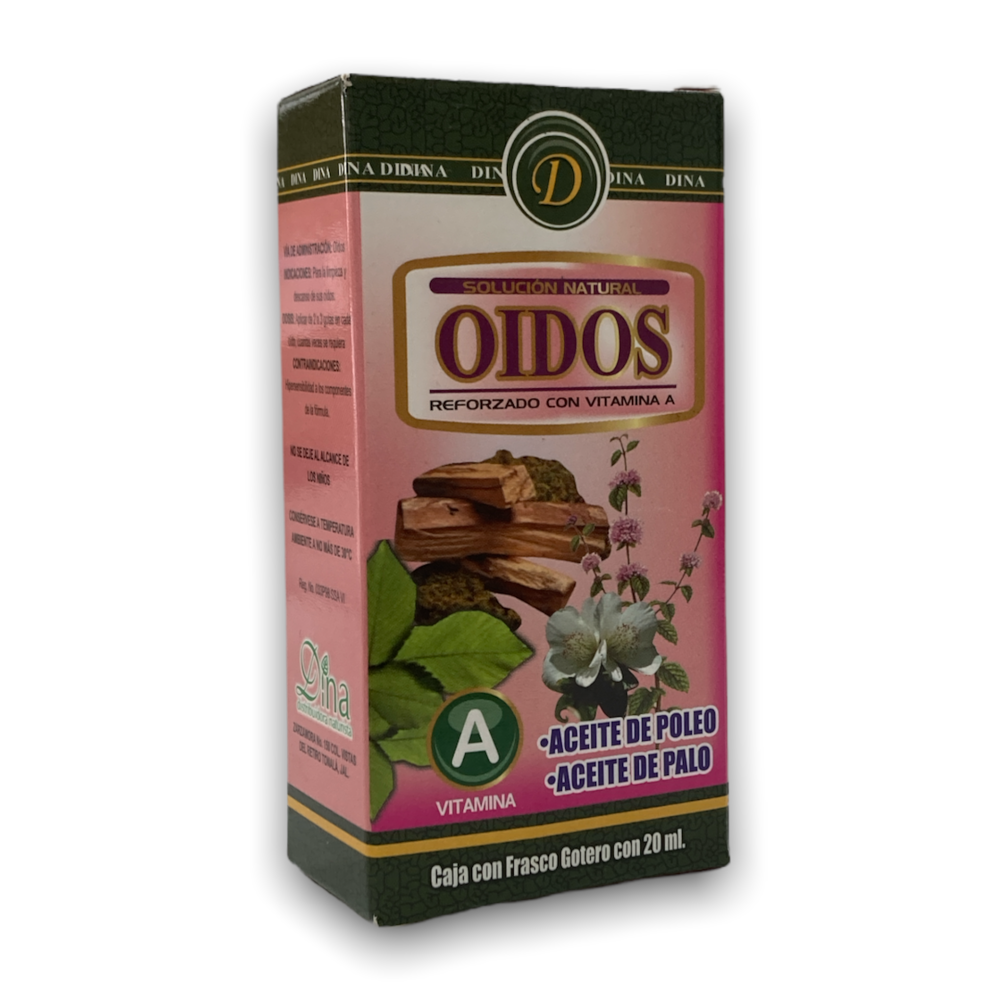 GOTAS OIDOS ( POLEO Y PALO ) C/20 ML DINA