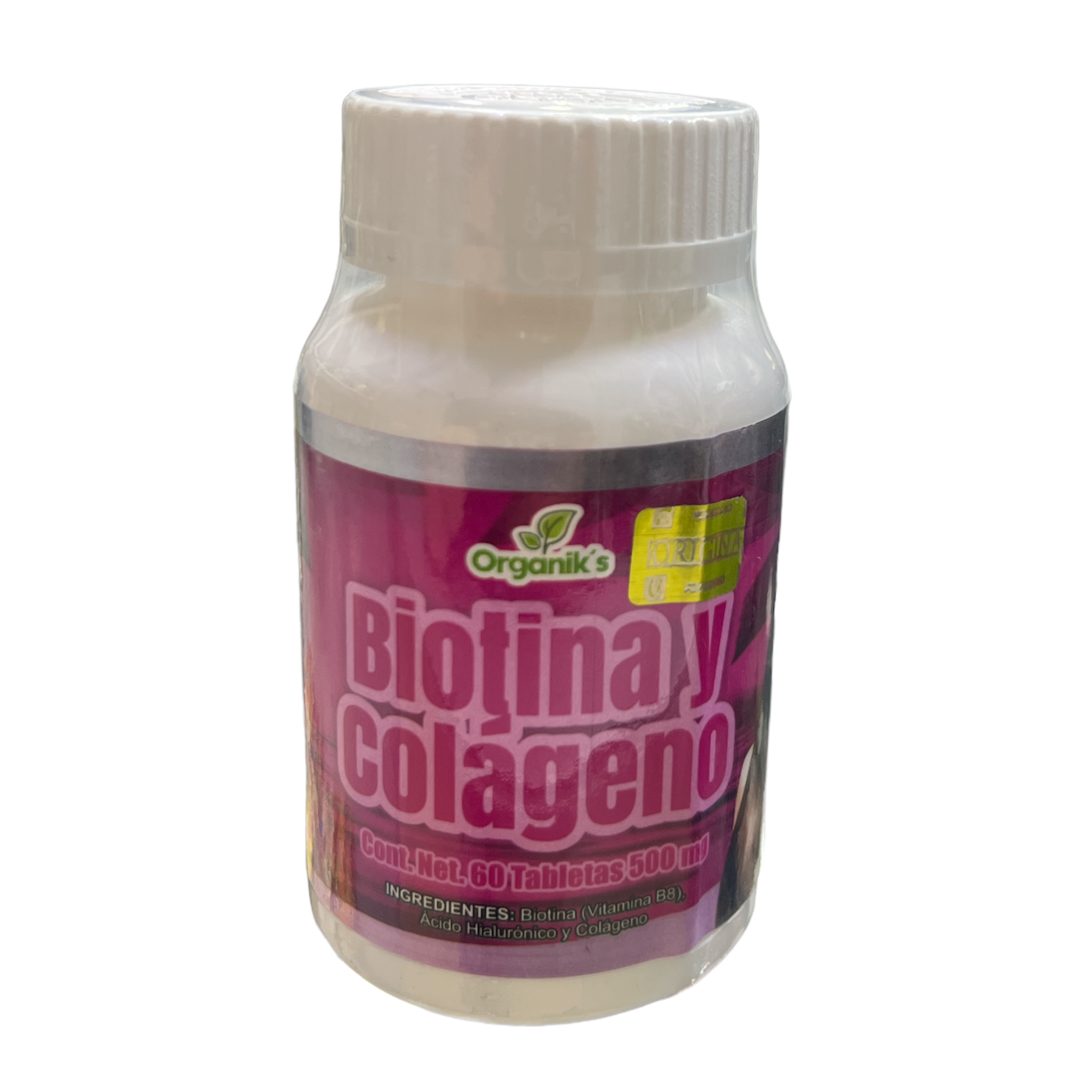 TAB BIOTINA Y COLAGENO C/60 ORGANIKS