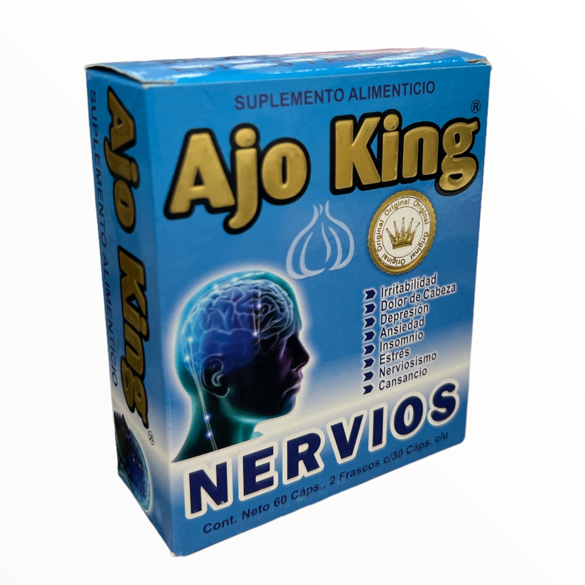 CAP NERVIOS C/ 60 AJO KING