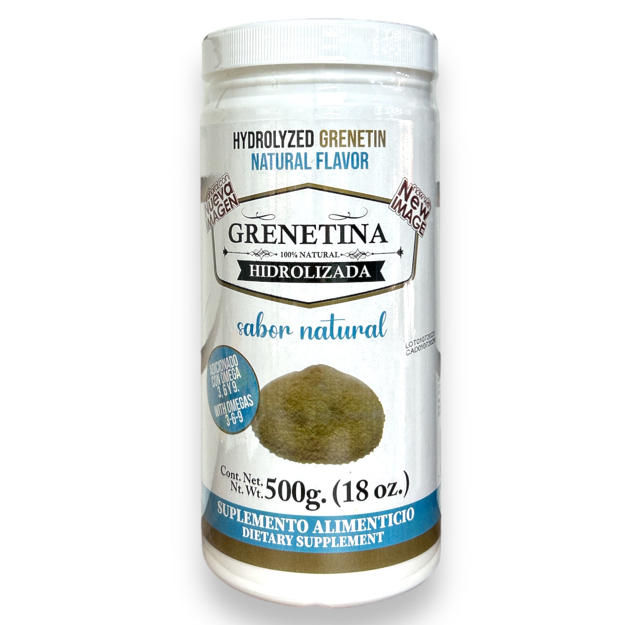 GRENETINA HIDROLIZADA NATURAL C/550 G PRETTY BEE