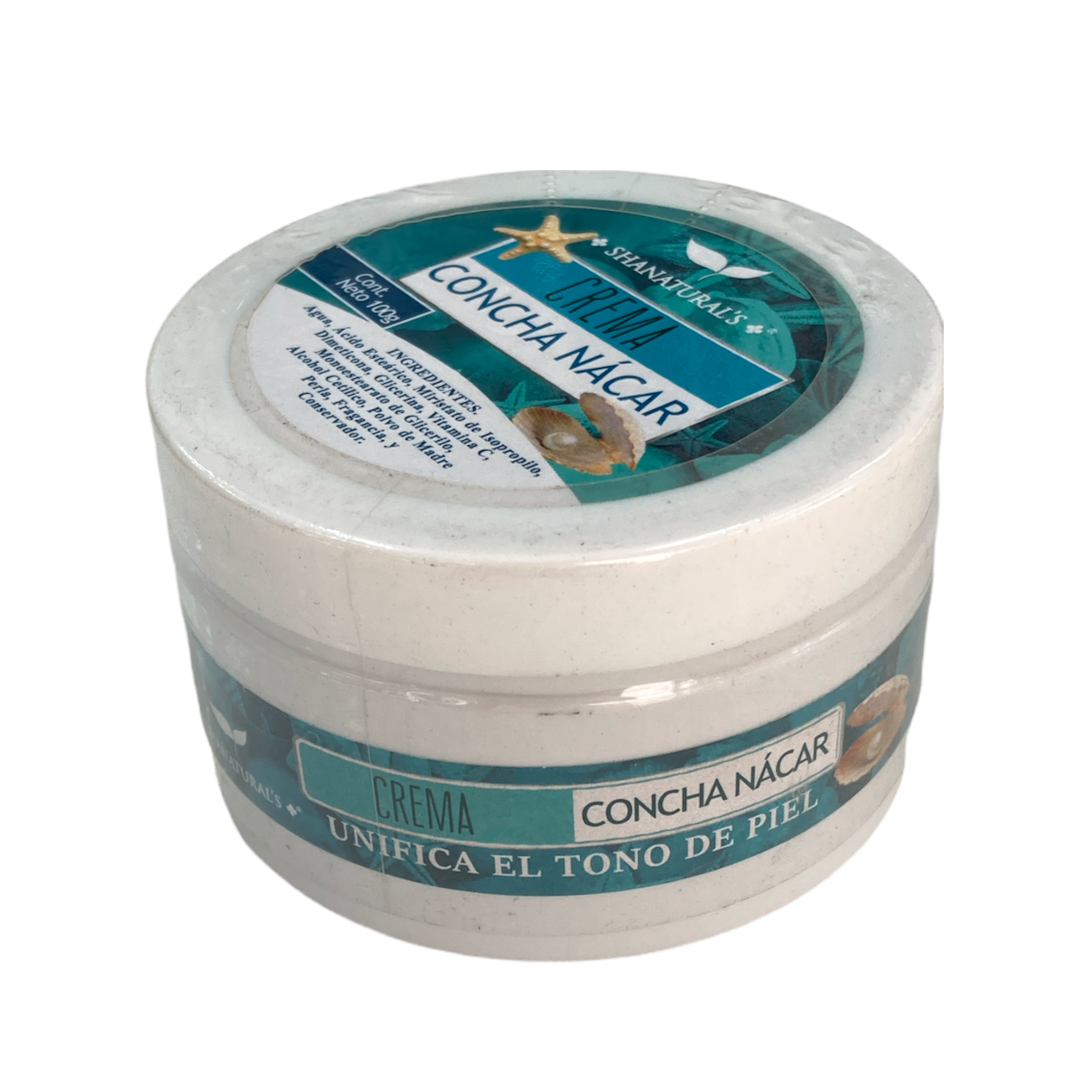 CREMA CONCHA NACAR C/100 GRS SHANATURAL'S
