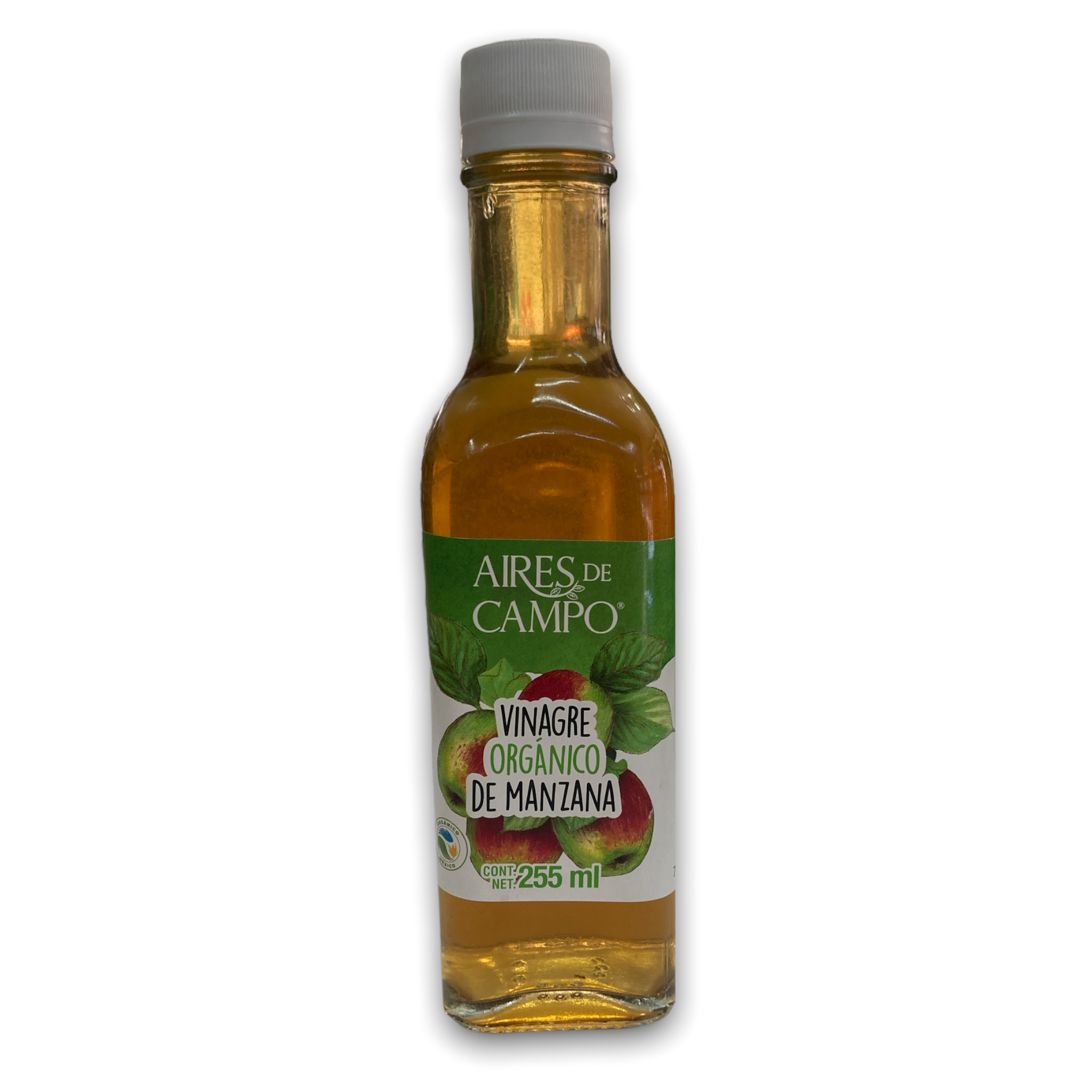 VINAGRE ORGANICO MANZANA C/255 MLS AIRES DE CAMPO