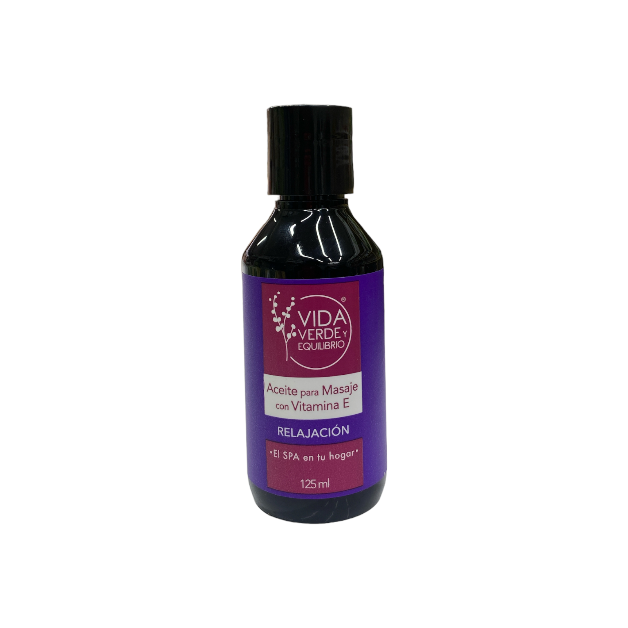 ACEITE VITAMINA E PARA MASAJE C/125 ML VIDA VERDE Y EQUILIBRIO