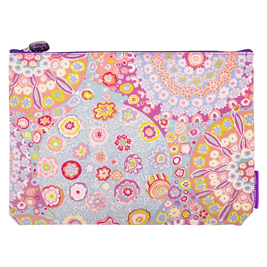 Estuche Mediano para Proyectos de Manualidades - Estampado Millifiore de Kaffe Fassett