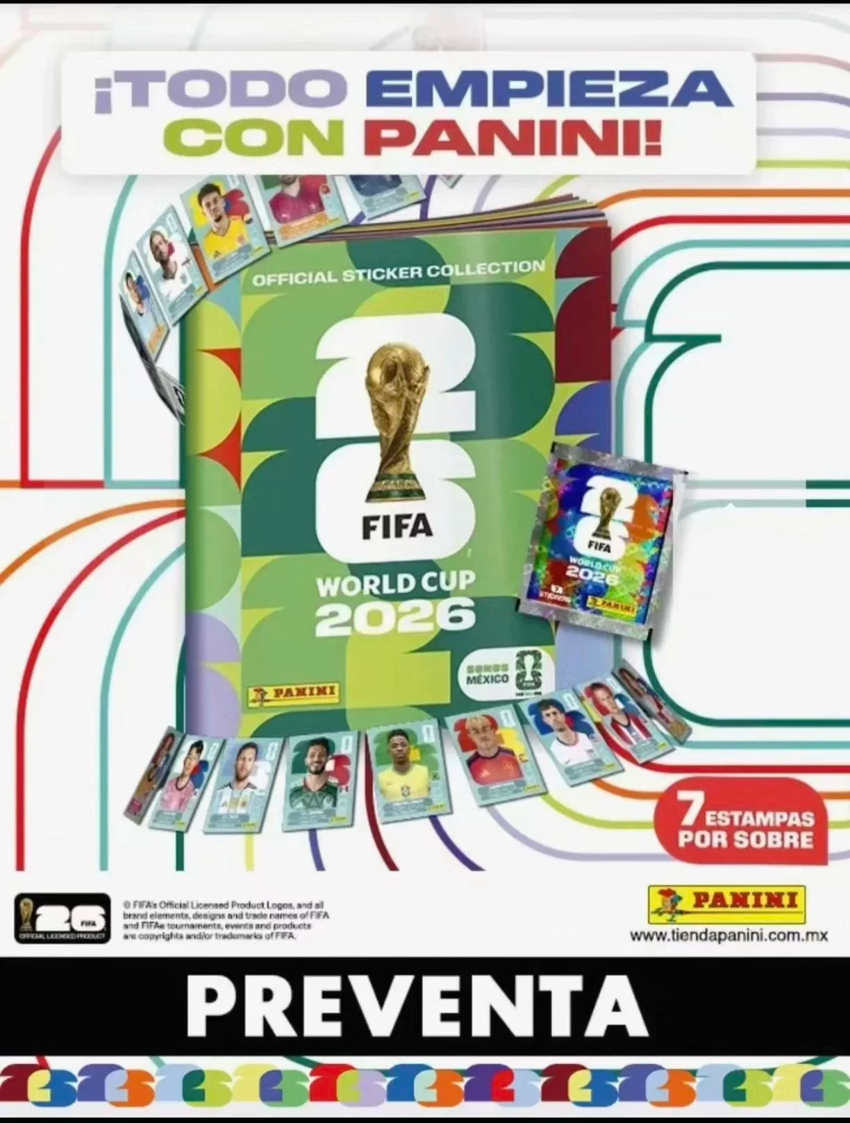 Álbum de Tapa Dura Panini del Mundial FIFA 2026, Edición Limitada Oro y Plata