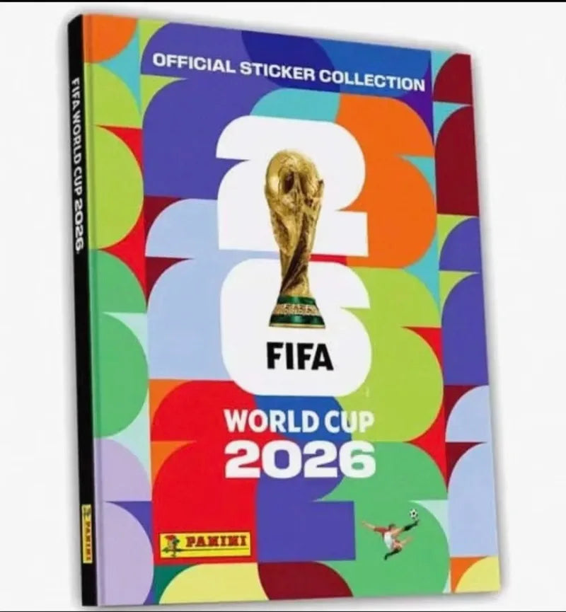 Álbum de Tapa Dura de la Copa Mundial de Fútbol Panini 2026, Versión Oro y Plata, Colección de Pegatinas Oficiales Limitada 2026, Regalo de Recuerdo de Fútbol