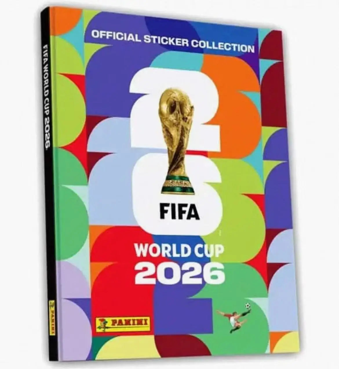 Álbum de Tapa Dura de la Copa Mundial de Fútbol Panini 2026, Versión Oro y Plata, Colección de Pegatinas Oficiales Limitada 2026, Regalo de Recuerdo de Fútbol