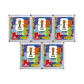 Álbum de Tapa Dura de la Copa Mundial de Fútbol Panini 2026, Versión Oro y Plata, Colección de Pegatinas Oficiales Limitada 2026, Regalo de Recuerdo de Fútbol