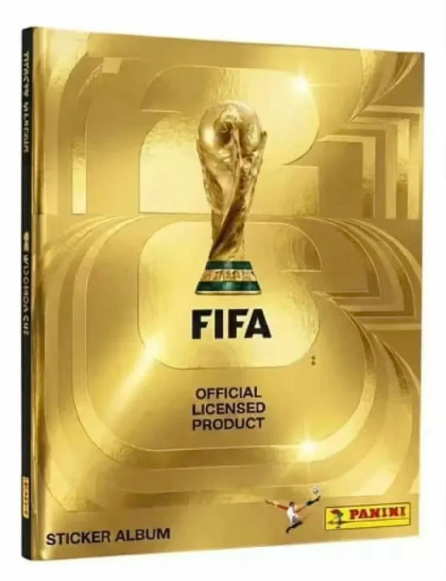 Álbum de Tapa Dura de la Copa Mundial de la FIFA 2026, Versión Oro y Plata, Colección Limitada de Pegatinas Oficiales 2026, Recuerdo de Fútbol