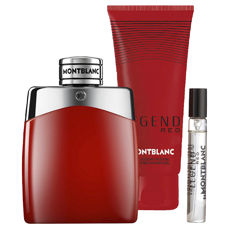 MONTBLANC LEGEND RED SET HOMBRE